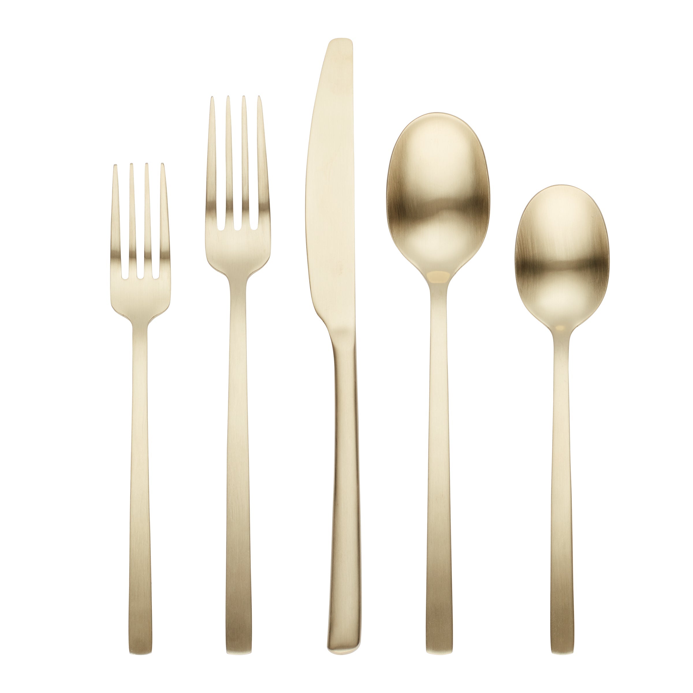 Beacon Champagne Satin 20-Piece Flatware Set for 4