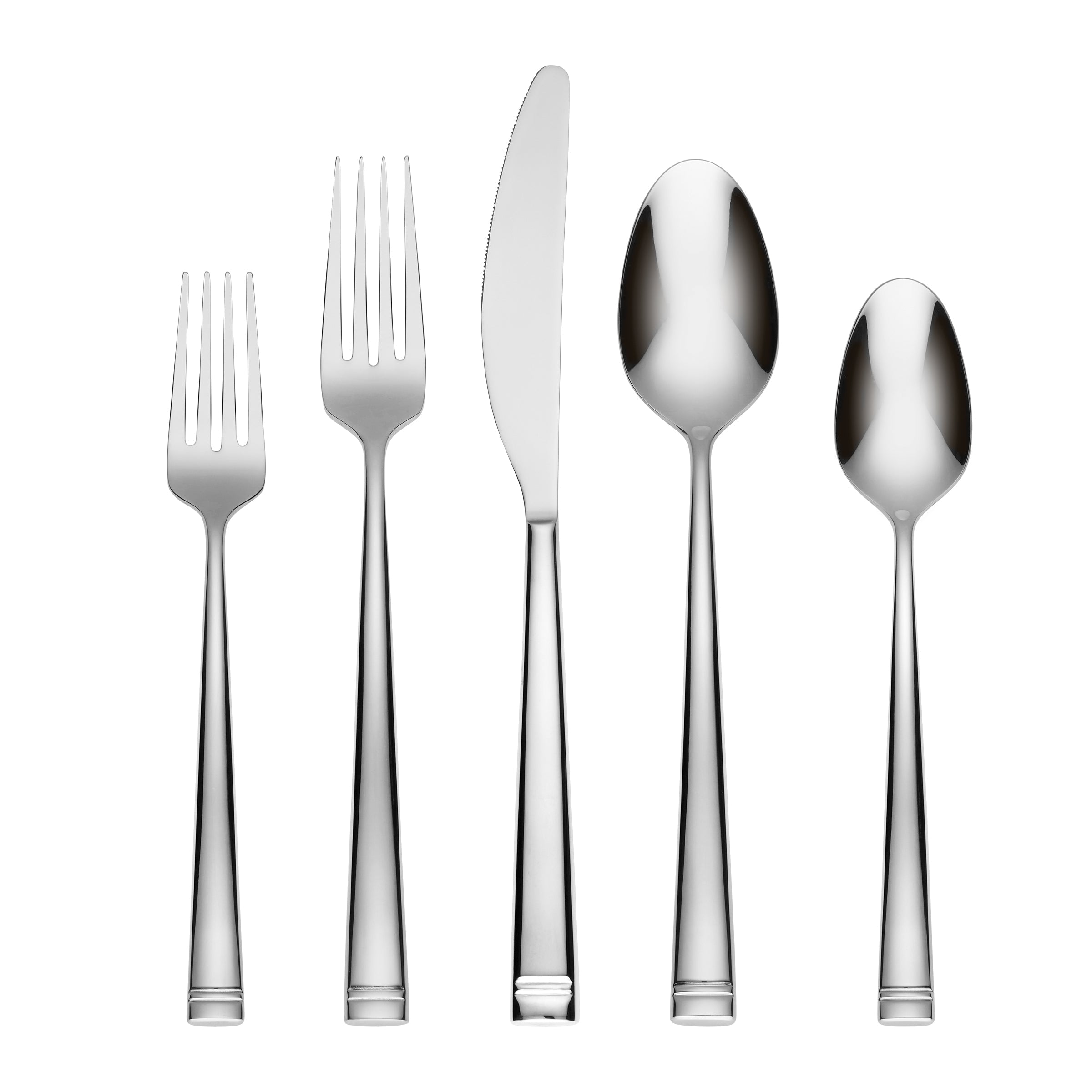 Kingsland 20-Piece Flatware Set with Square Handles
