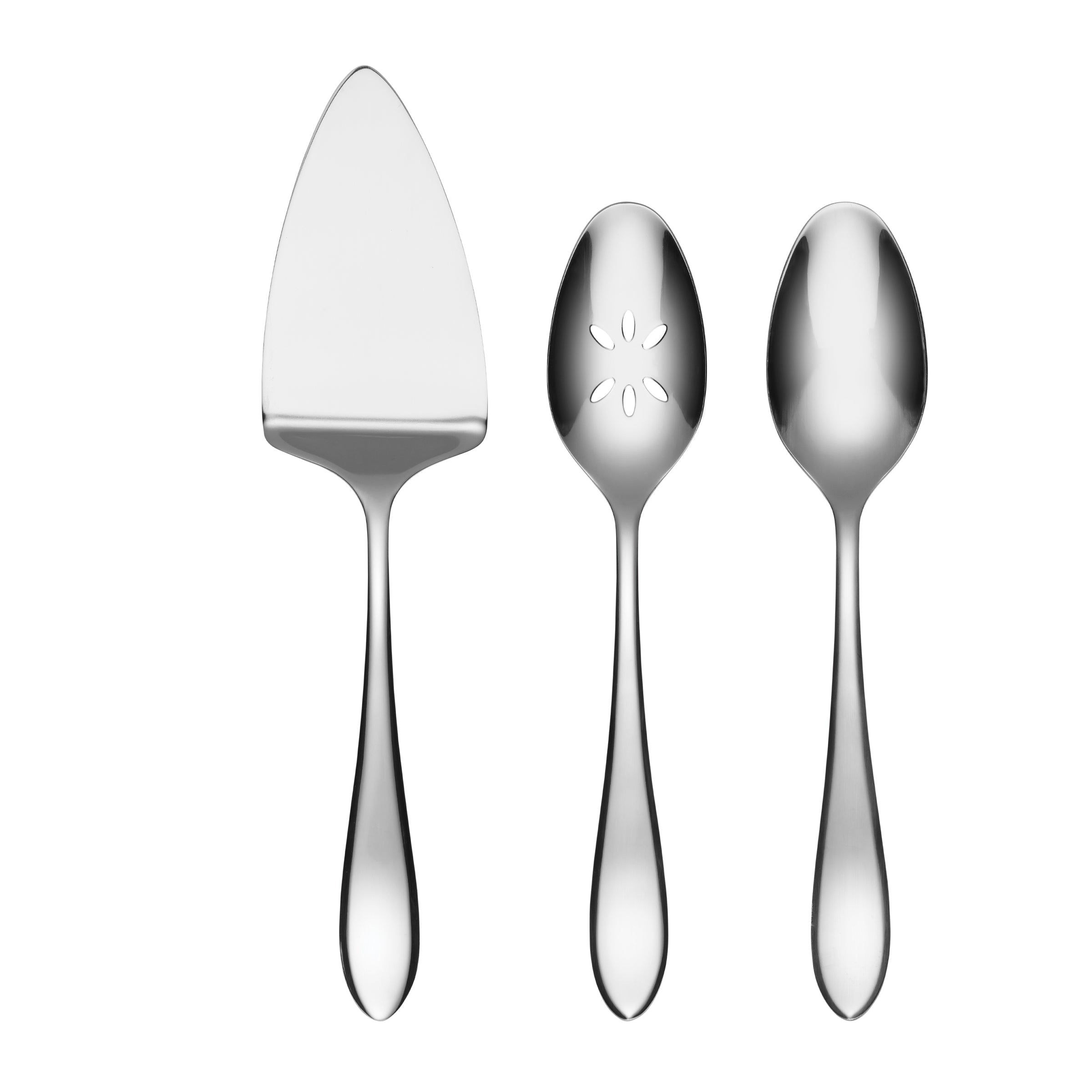 Waldwick 3-Piece Mirror Hostess Set for Dessert Serving