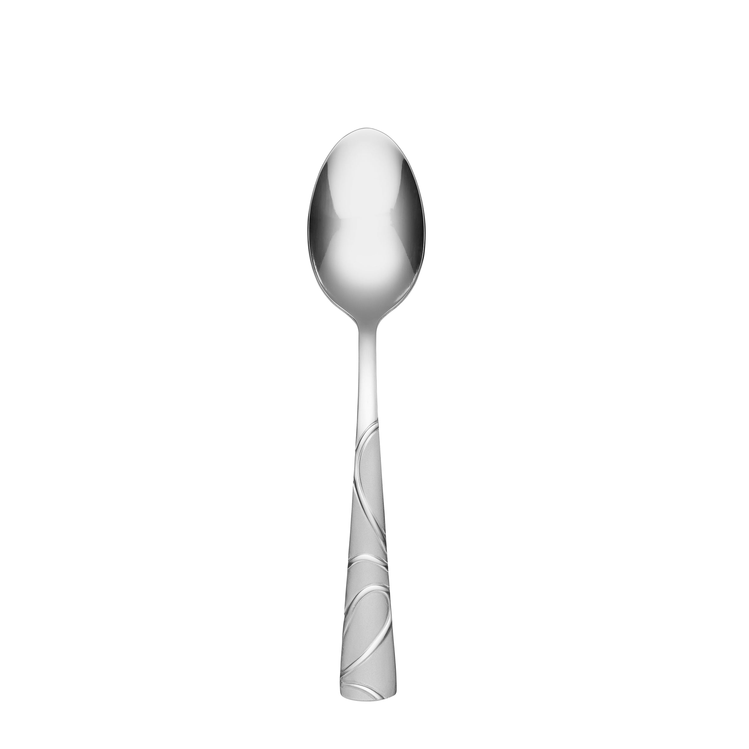 Sasha Sand Elegant Chrome Accent Dinner Spoon