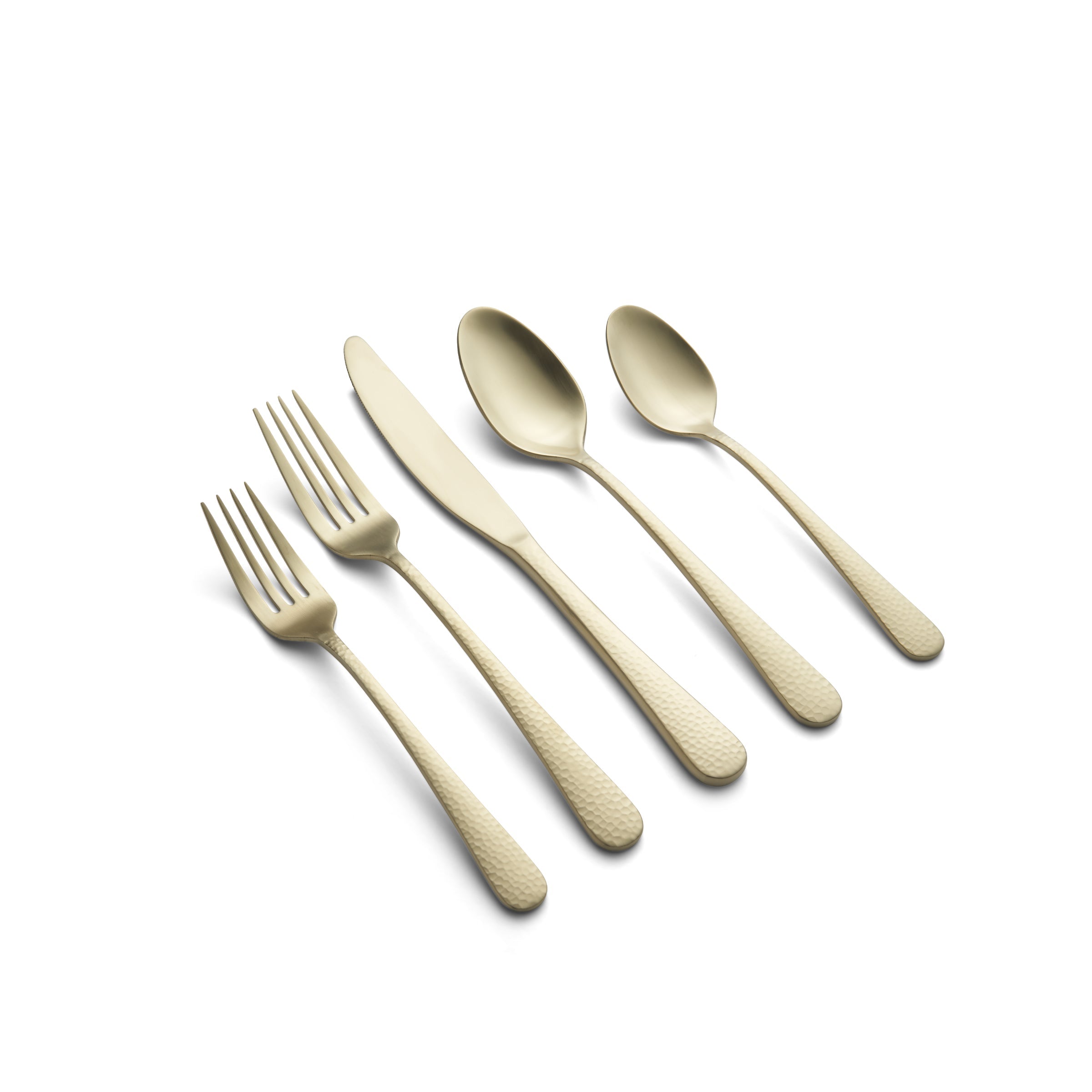 Keene 20-Piece Champagne Satin Flatware Set for 4