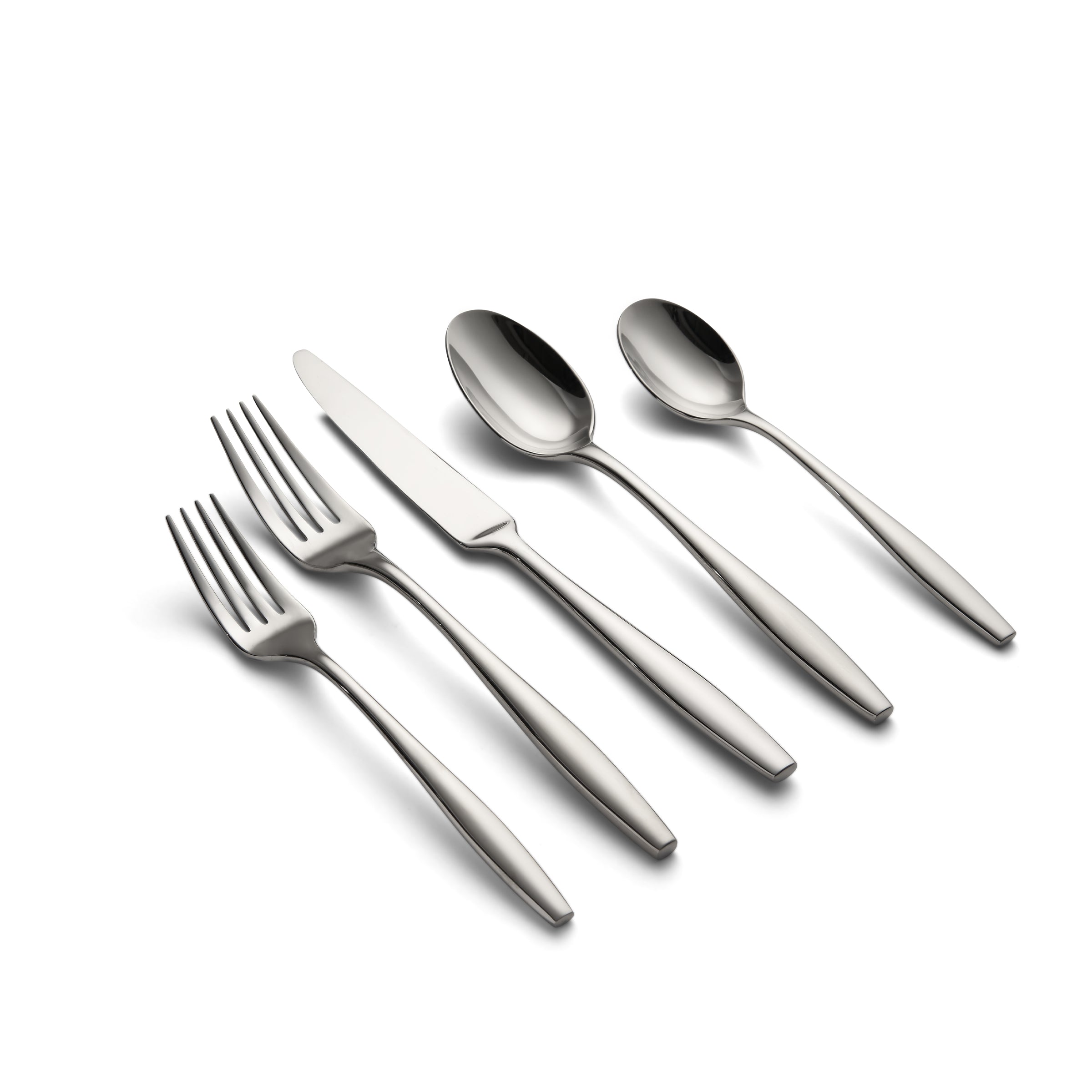 Katerina 20-Piece Stainless Steel Flatware Set - Mirror Polish