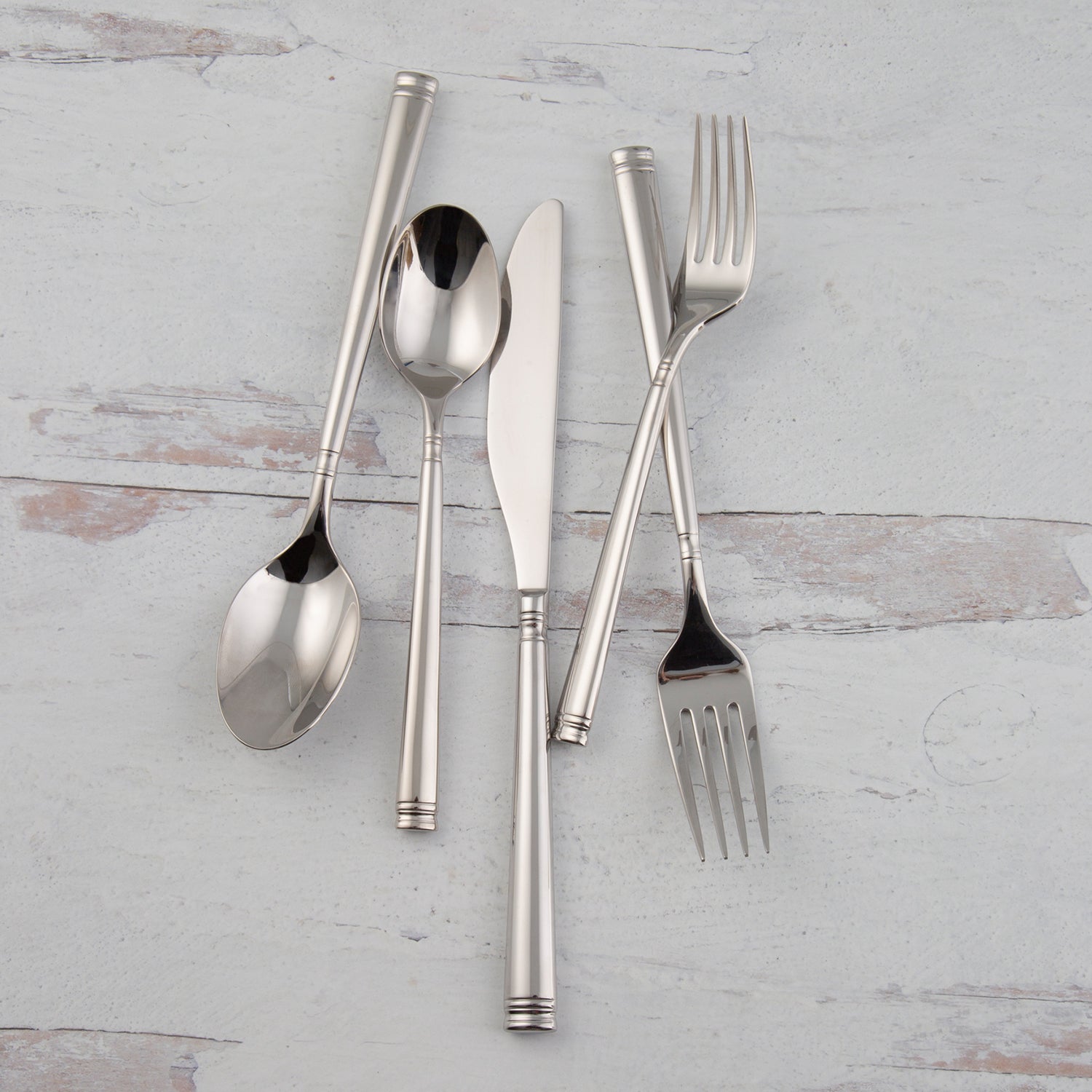Emmy Mirror 18/10 Stainless Steel Flatware Set - 20 Piece Service for 4