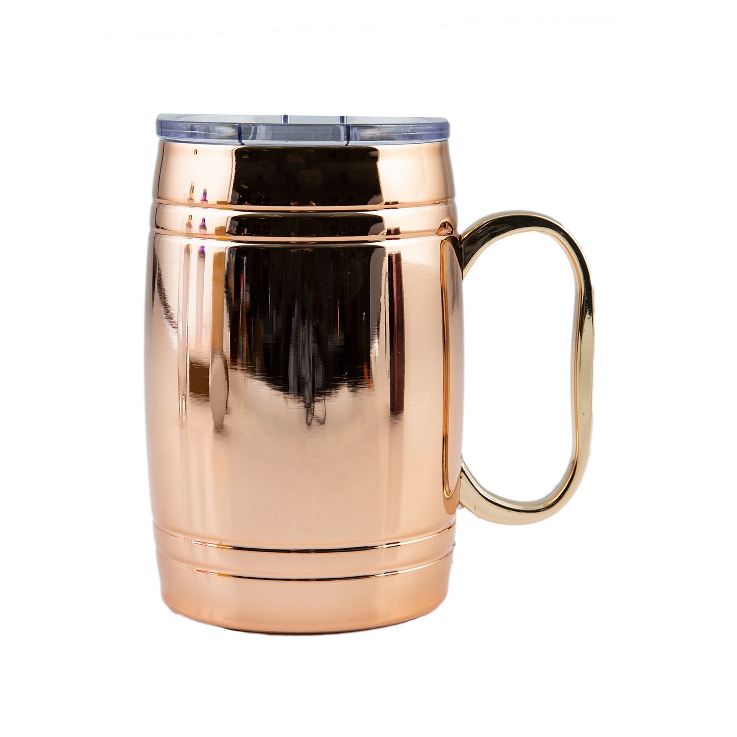 Vacuum Insulated Copper Beer Mug – 20 oz, Double Wall, Shatterproof