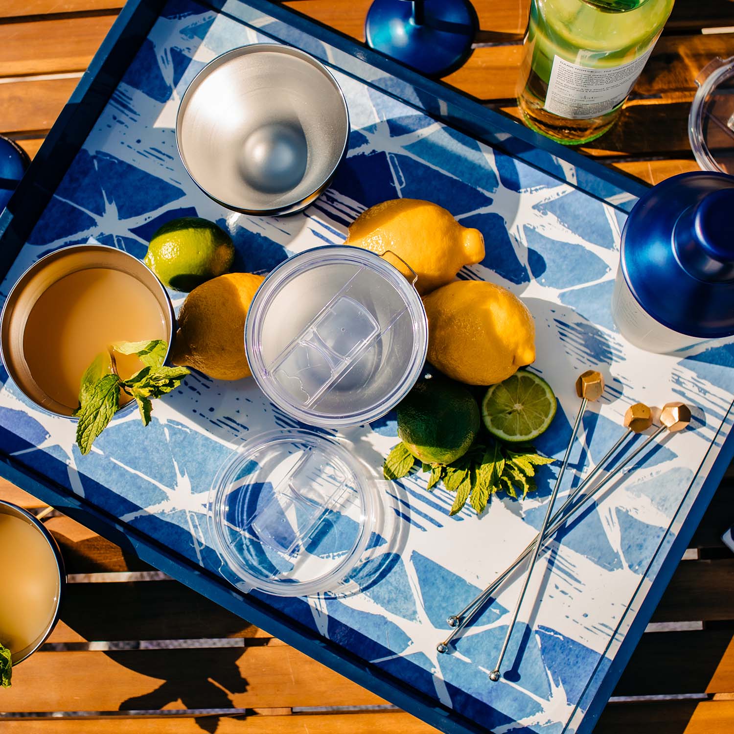 Vacuum Insulated Navy Cocktail Tumblers - Set of 4