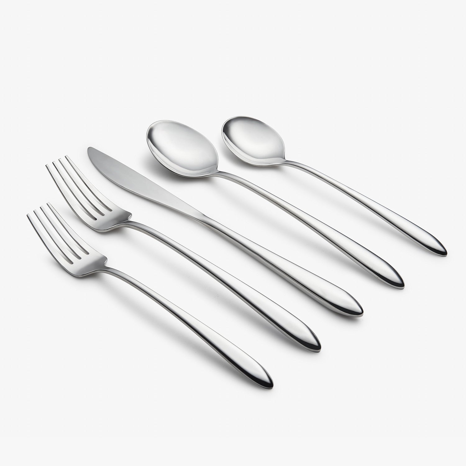 Radin 20-Piece Mirror Finish Flatware Set - 18/10 Stainless Steel