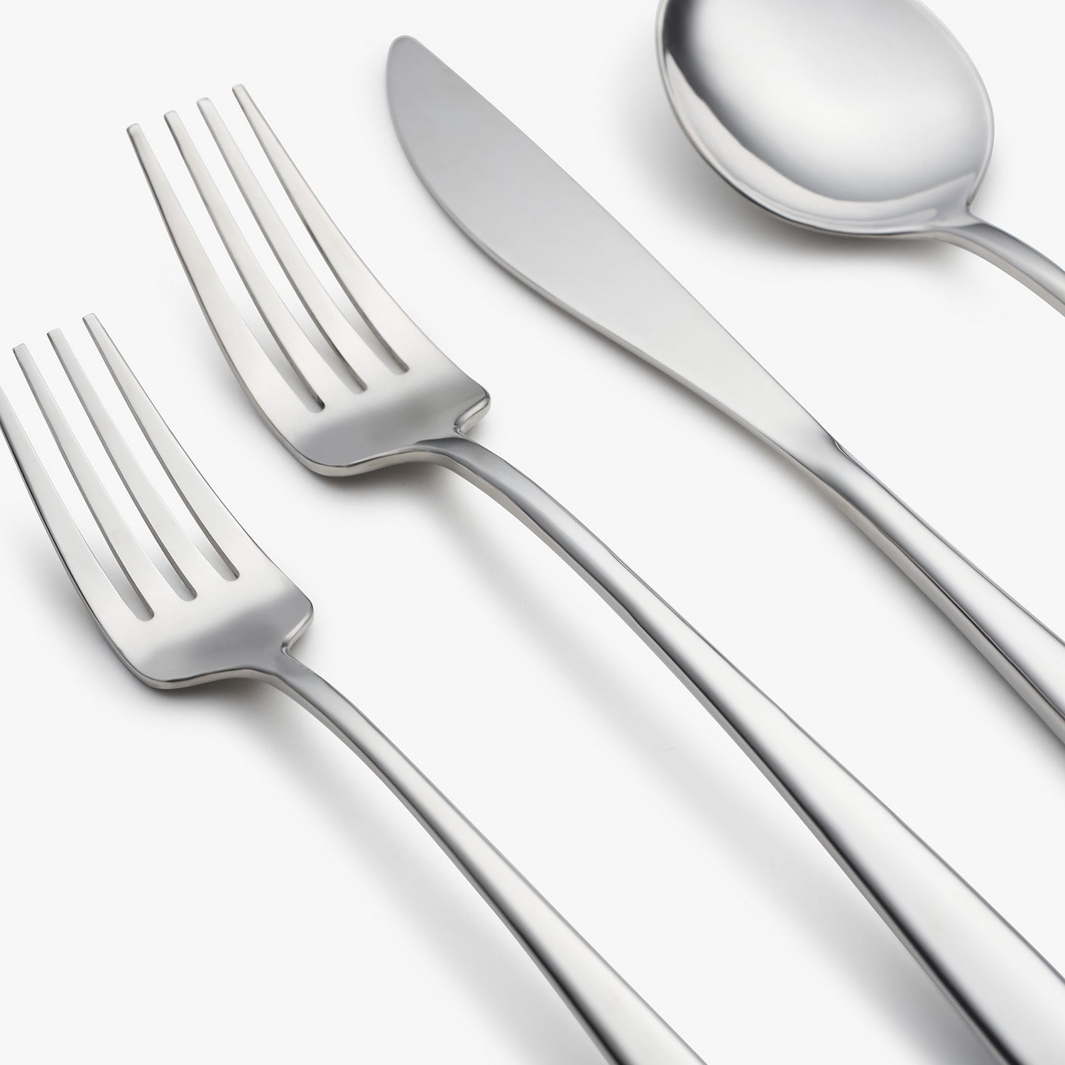 Radin 20-Piece Mirror Finish Flatware Set - 18/10 Stainless Steel
