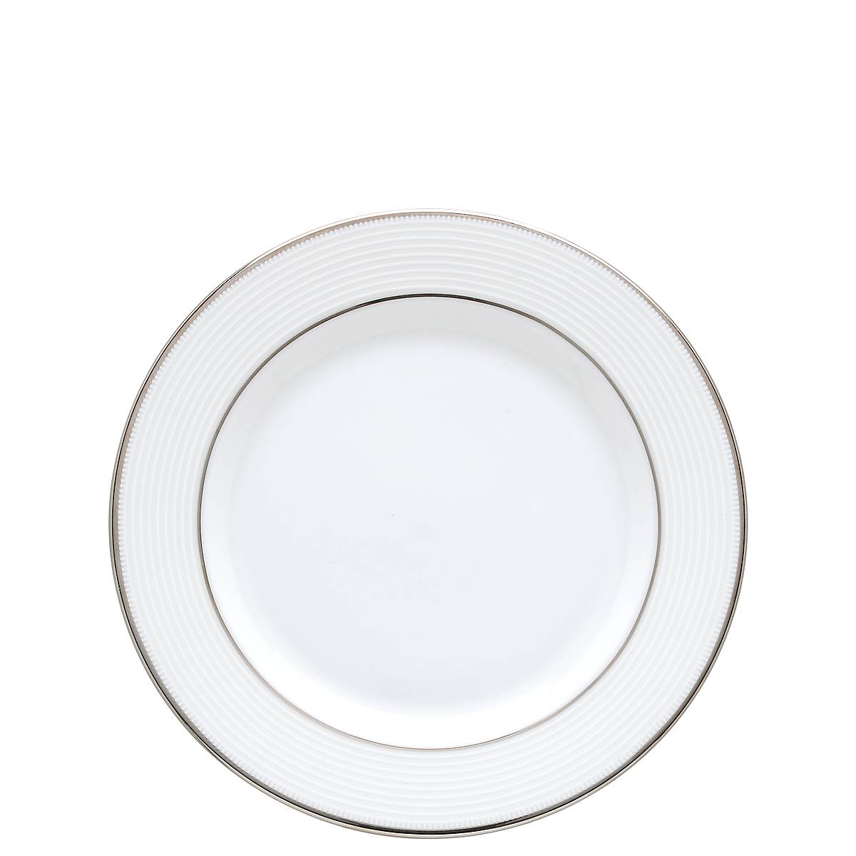 Opal Innocence Stripe Bread Plate – Elegant Bone China Dishwasher Safe