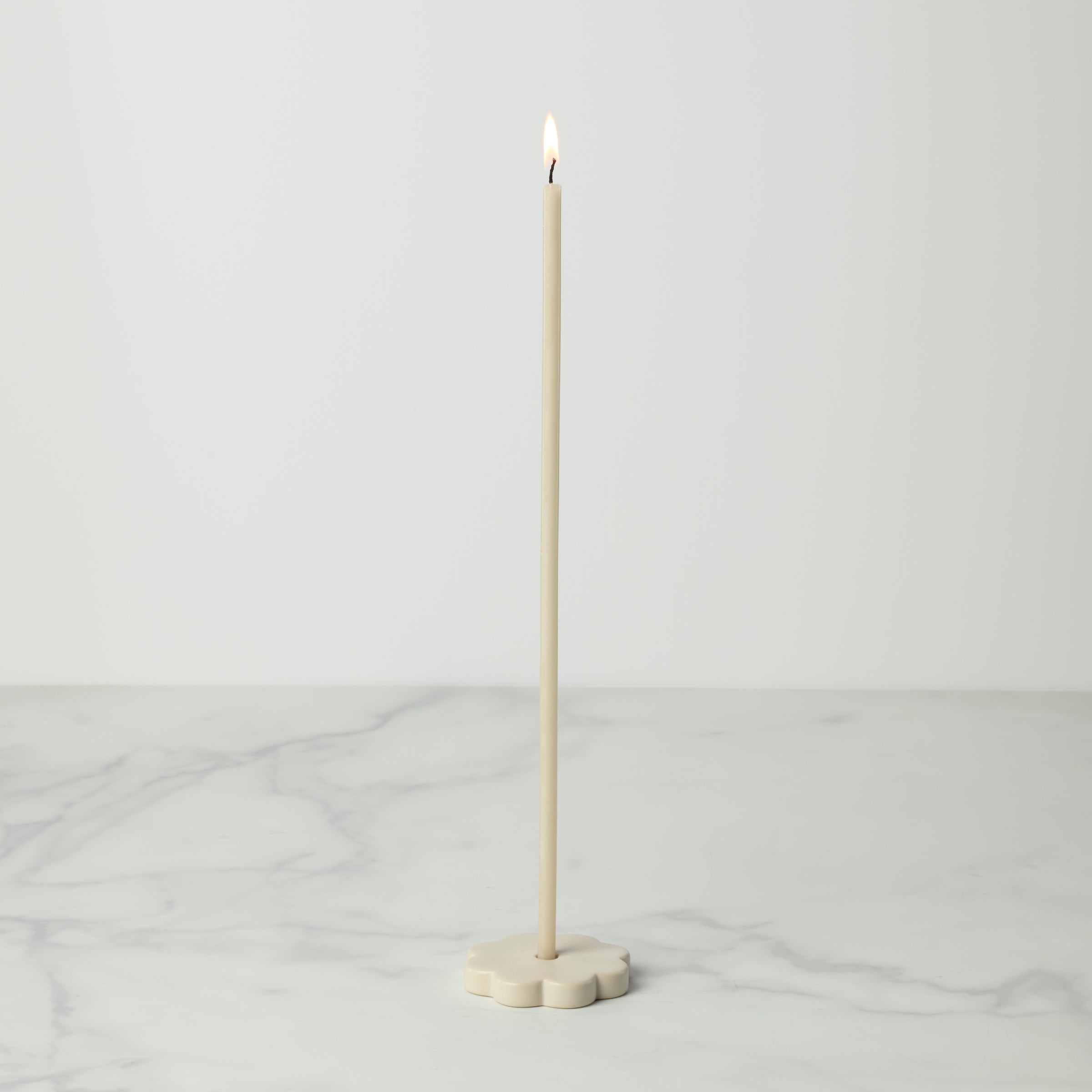 Fleur Long-Stem Candle Holder for Floral Candles - Petal Design