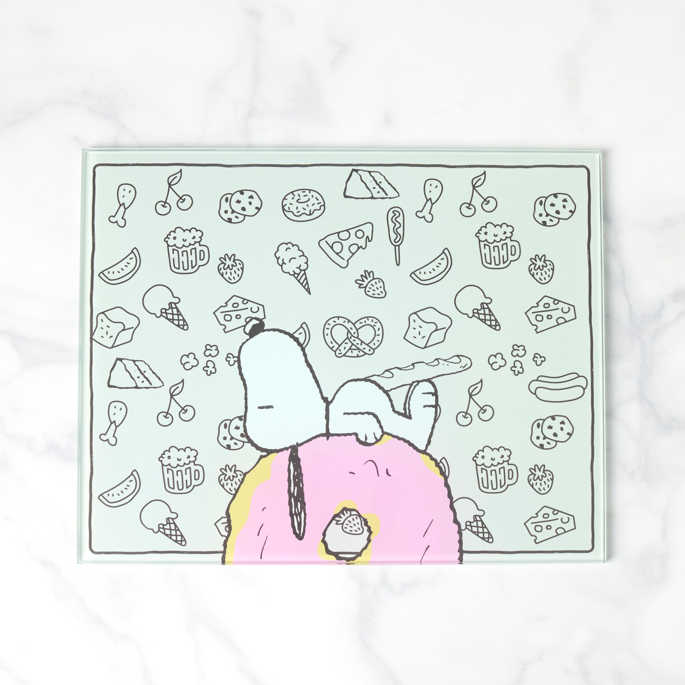 Chef Snoopy Large Wooden Prep Board for Kitchen