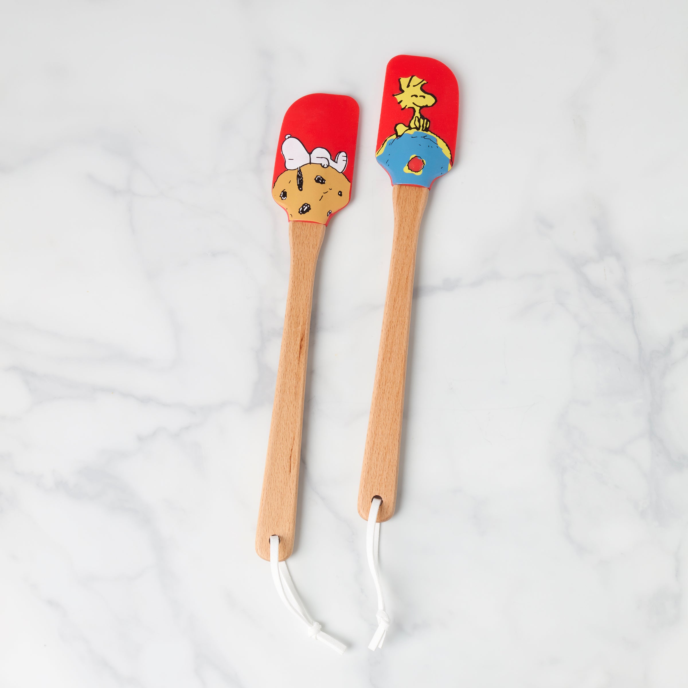 Chef Snoopy Wooden Spatulas - Set of 2 Kitchen Tools