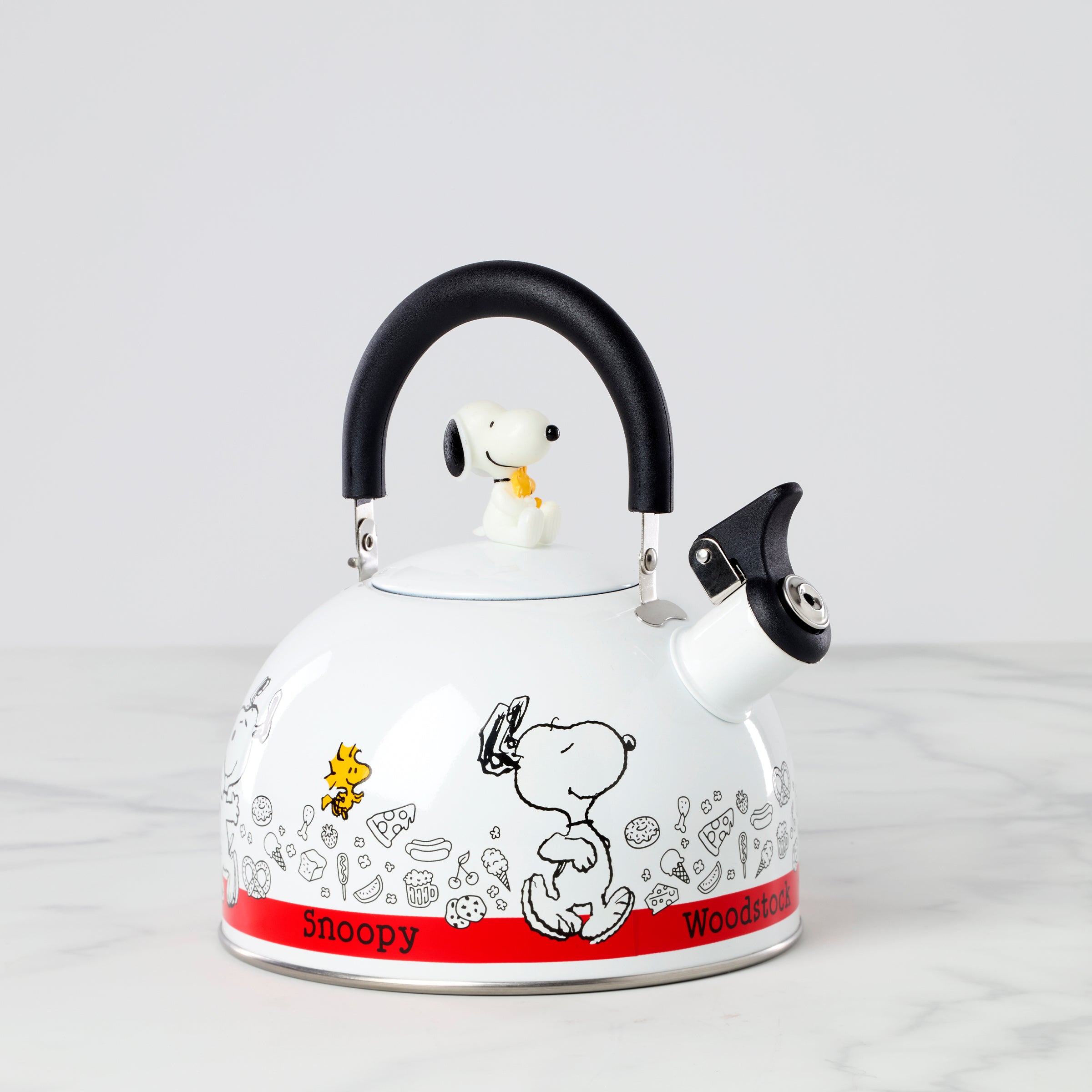 Chef Snoopy Ceramic Tea Kettle with Woodstock Design
