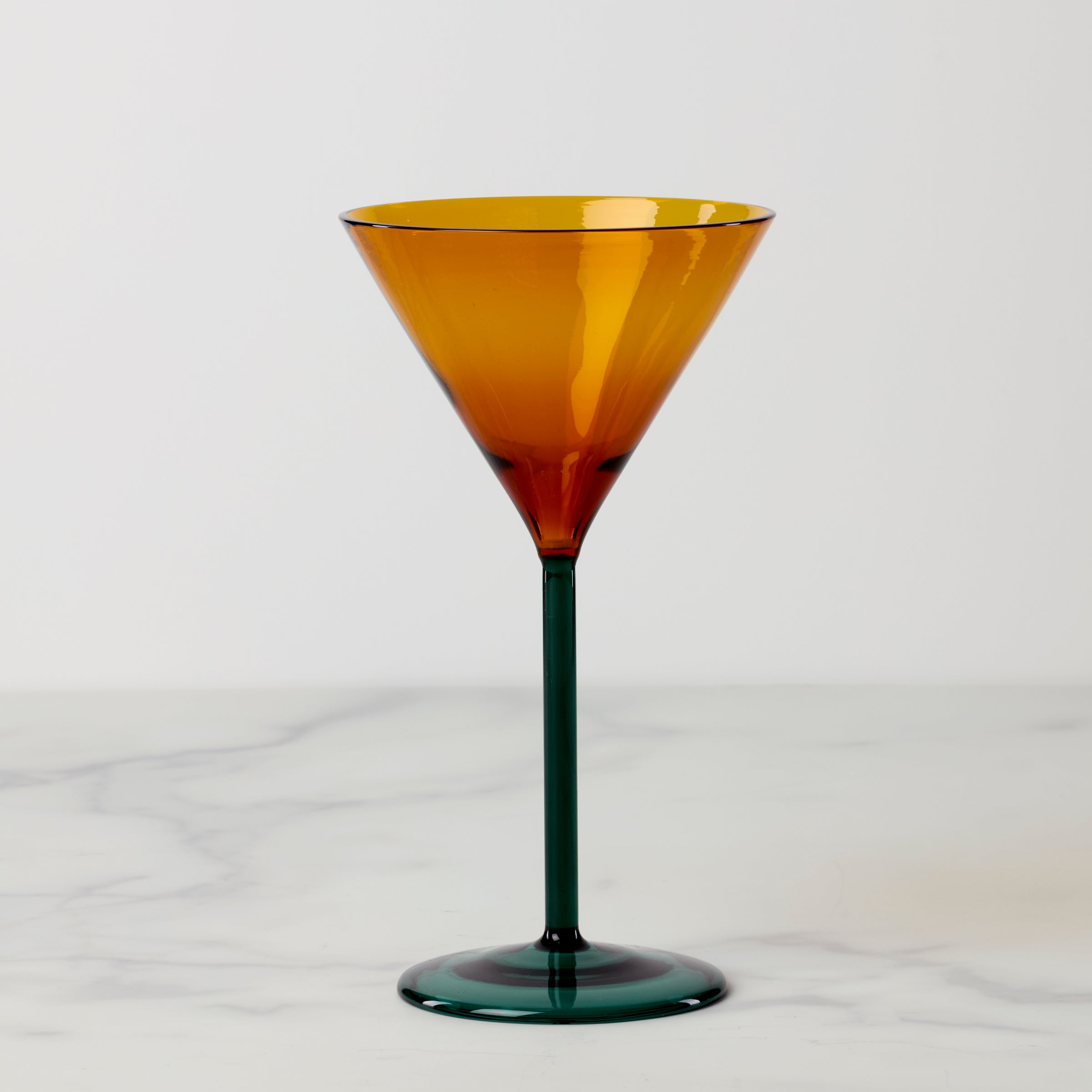 Handcrafted Niko Martini Glass - Midcentury Borosilicate Design