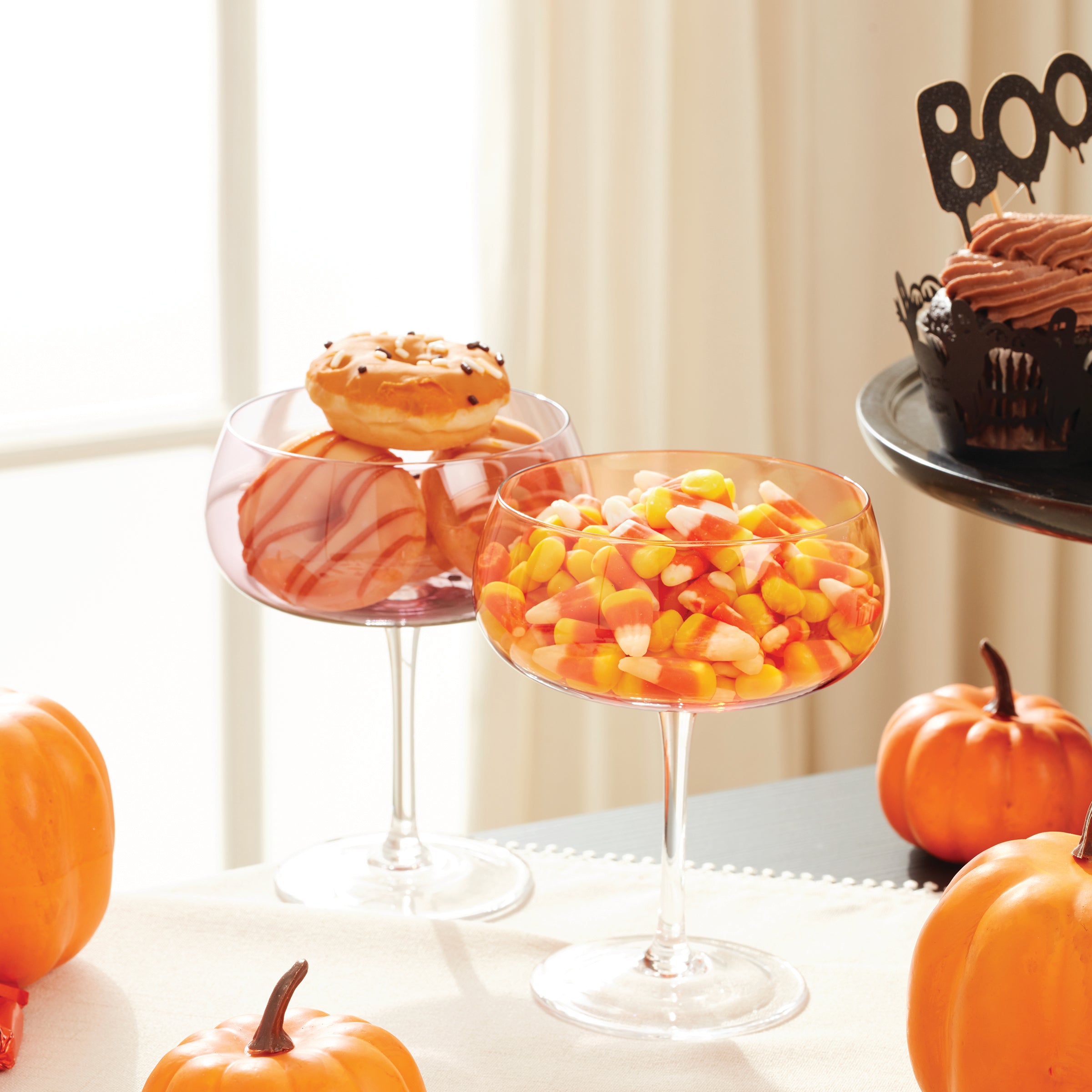 Oneida True Colors Cocktail Glass Set - 4-Piece Party Glasses