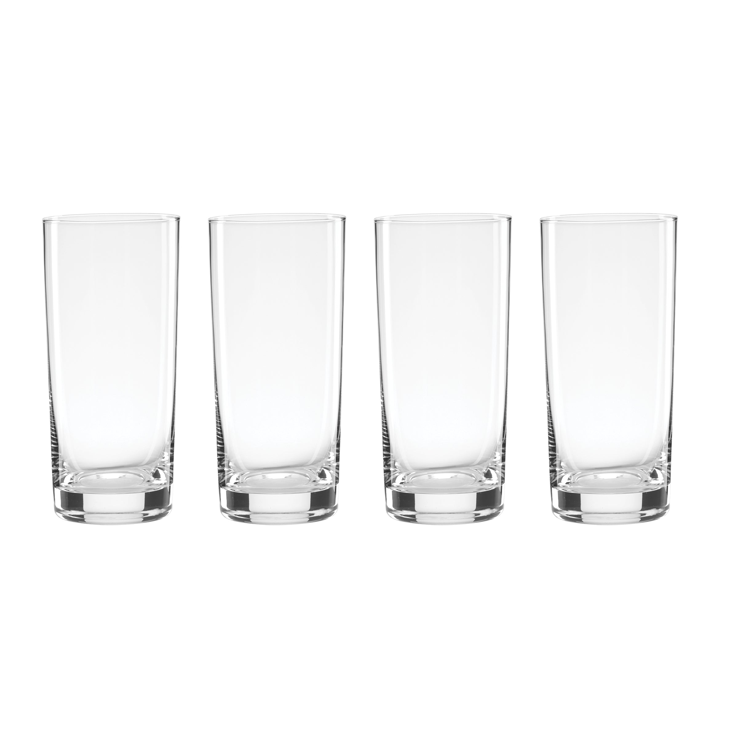 5 O'Clock Highball Glass Set - 4 Classic Barware Glasses
