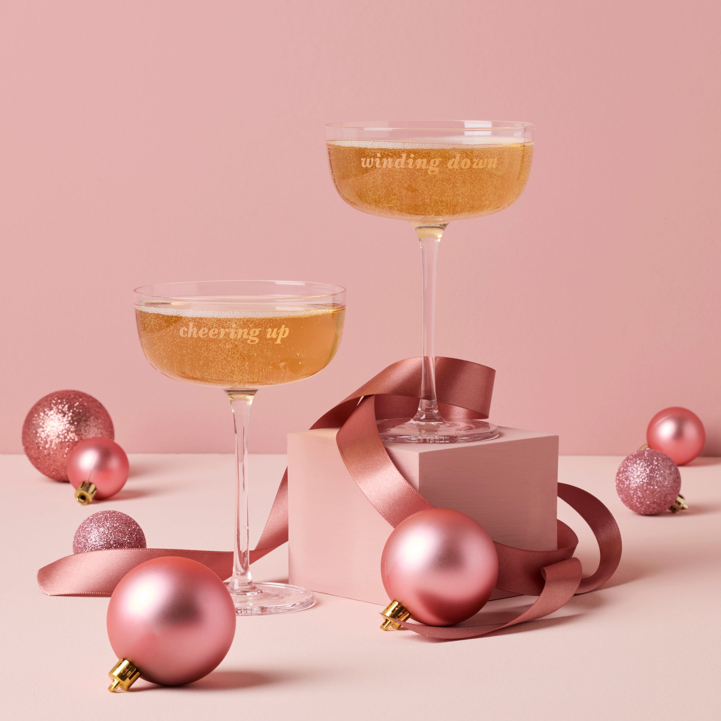 Chic Coupe Glasses Set of 2 for Cocktails