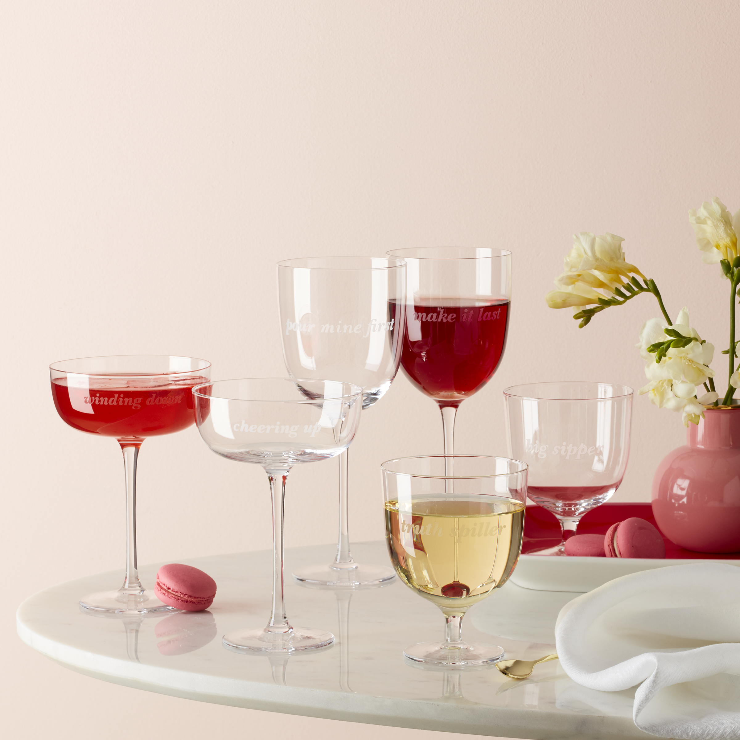 Chic Coupe Glasses Set of 2 for Cocktails
