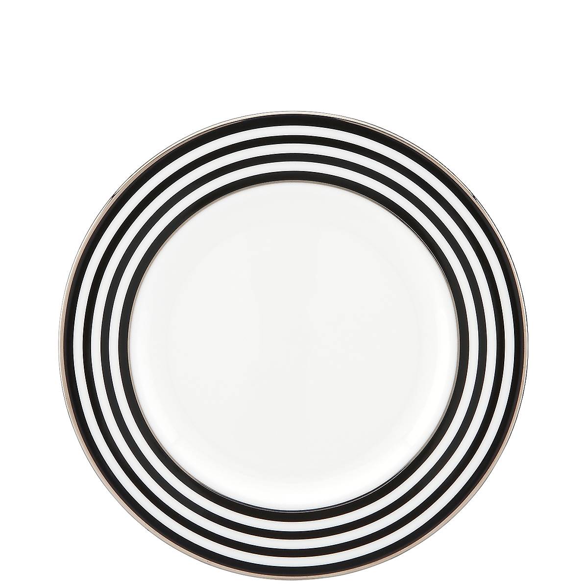 Parker Place Ceramic Salad Plate with Platinum Accents