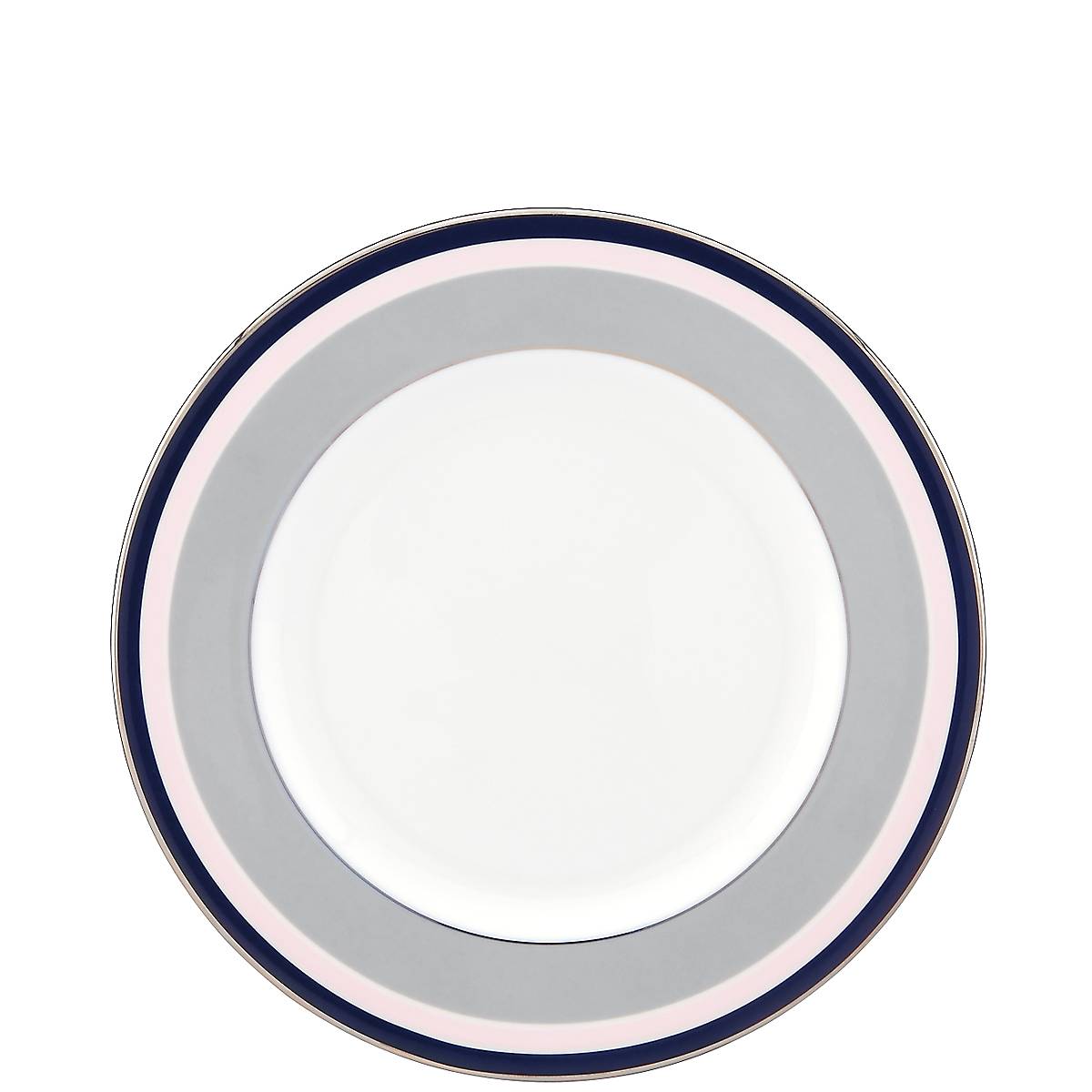 Kate Spade Mercer Drive Platinum-Banded Bone China Salad Plate