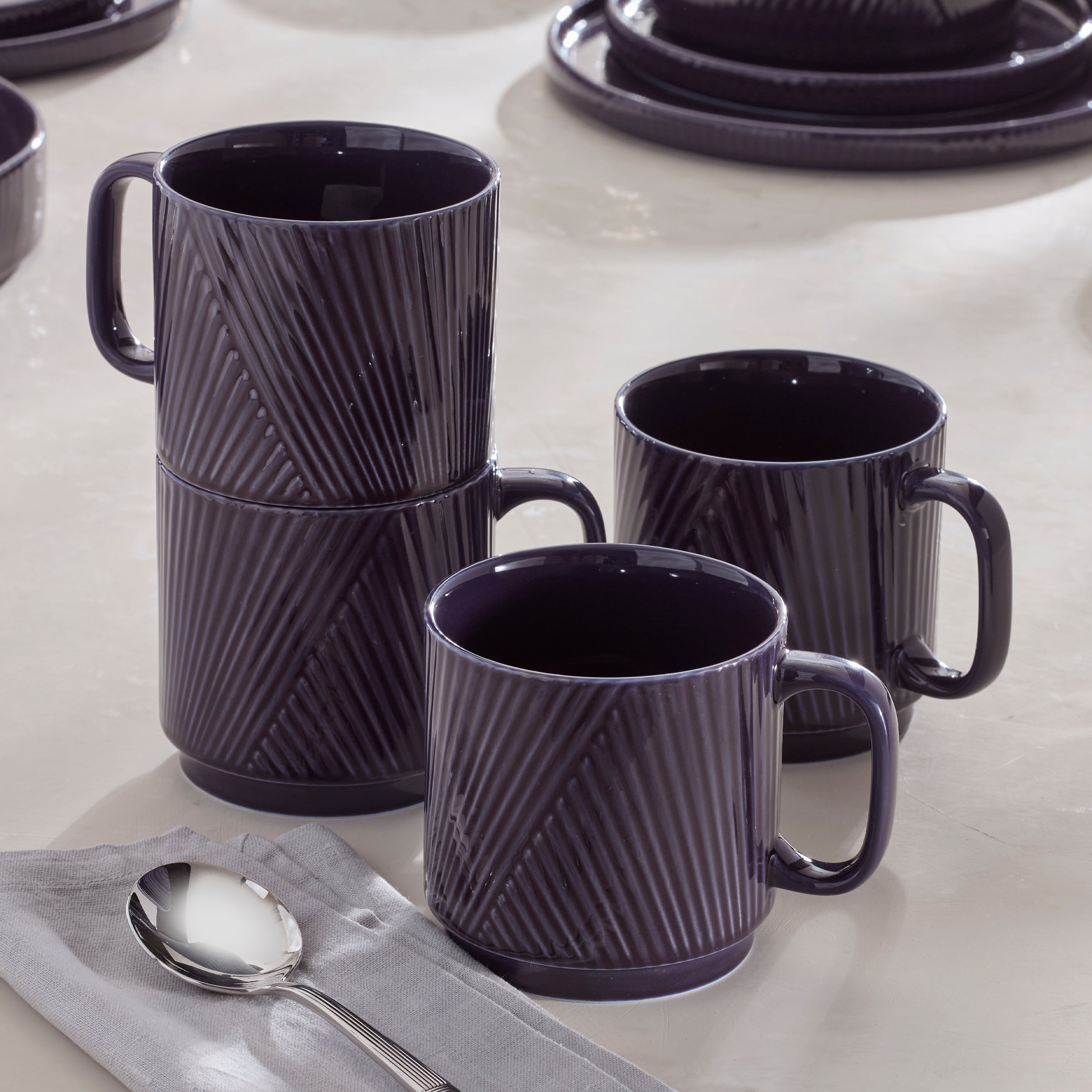 Modulus Stackable Zen Garden Mugs - Set of 4