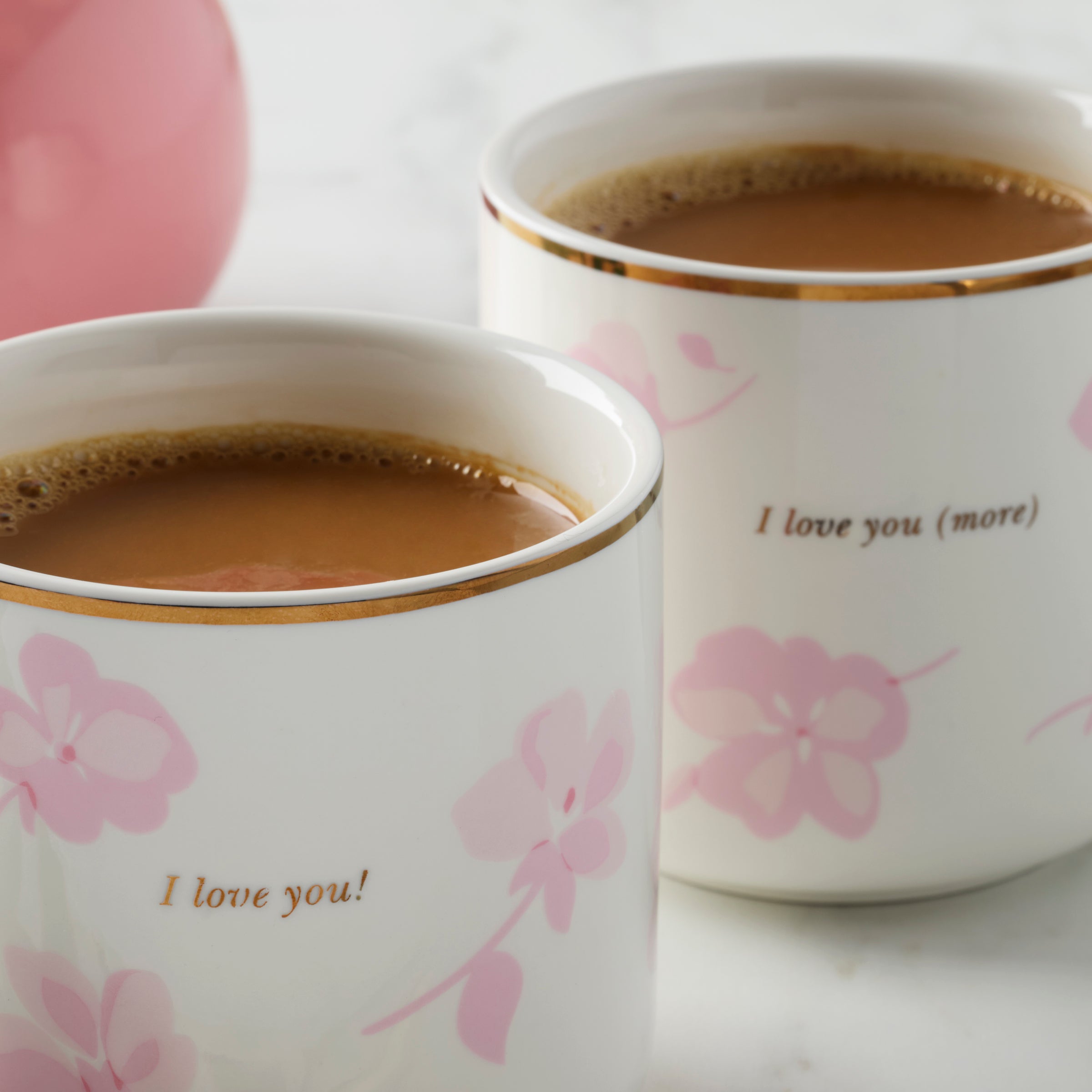 Kate Spade Spring Pansies Coffee Mugs - Set of 2