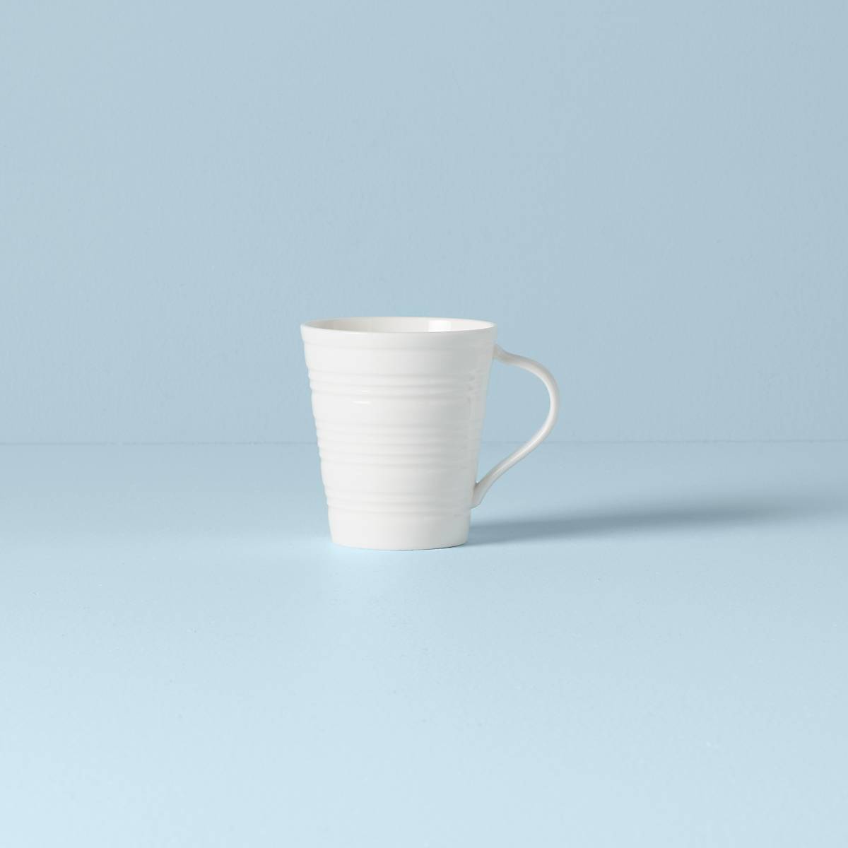 Tin Can Alley Porcelain Mug - Corrugated Design, Dishwasher Safe