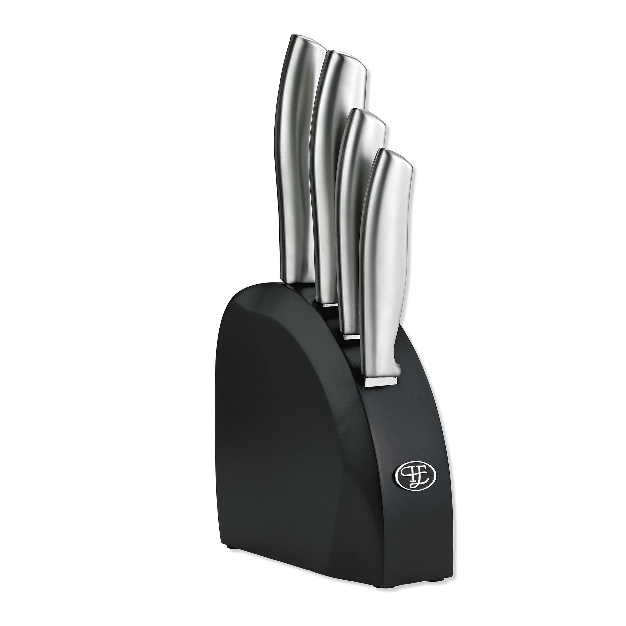 Hampton Forge Kobe 5-Piece Knife Set with Block - Sharp & Space-Saving