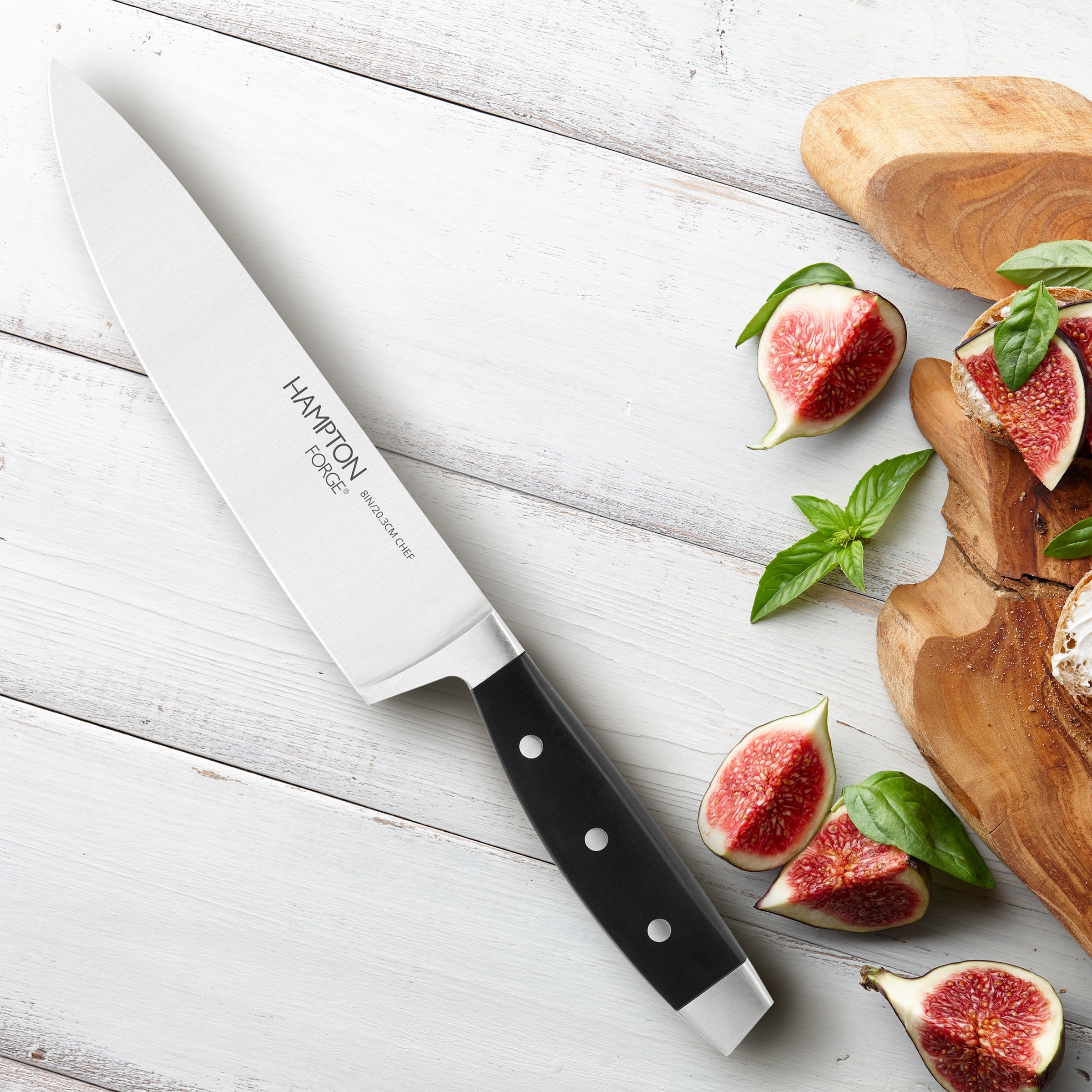 Continental 8" Chef Knife with Blade Guard - Ergonomic Forged Blade