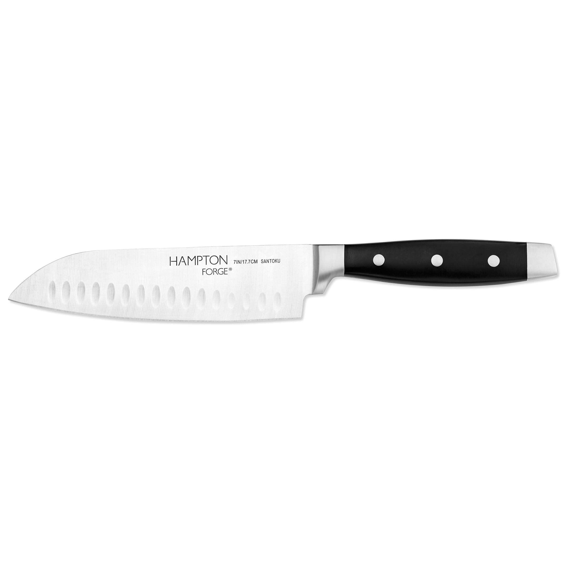 Signature Continental 7" Santoku Knife with Blade Guard - Ergonomic Chef Knife