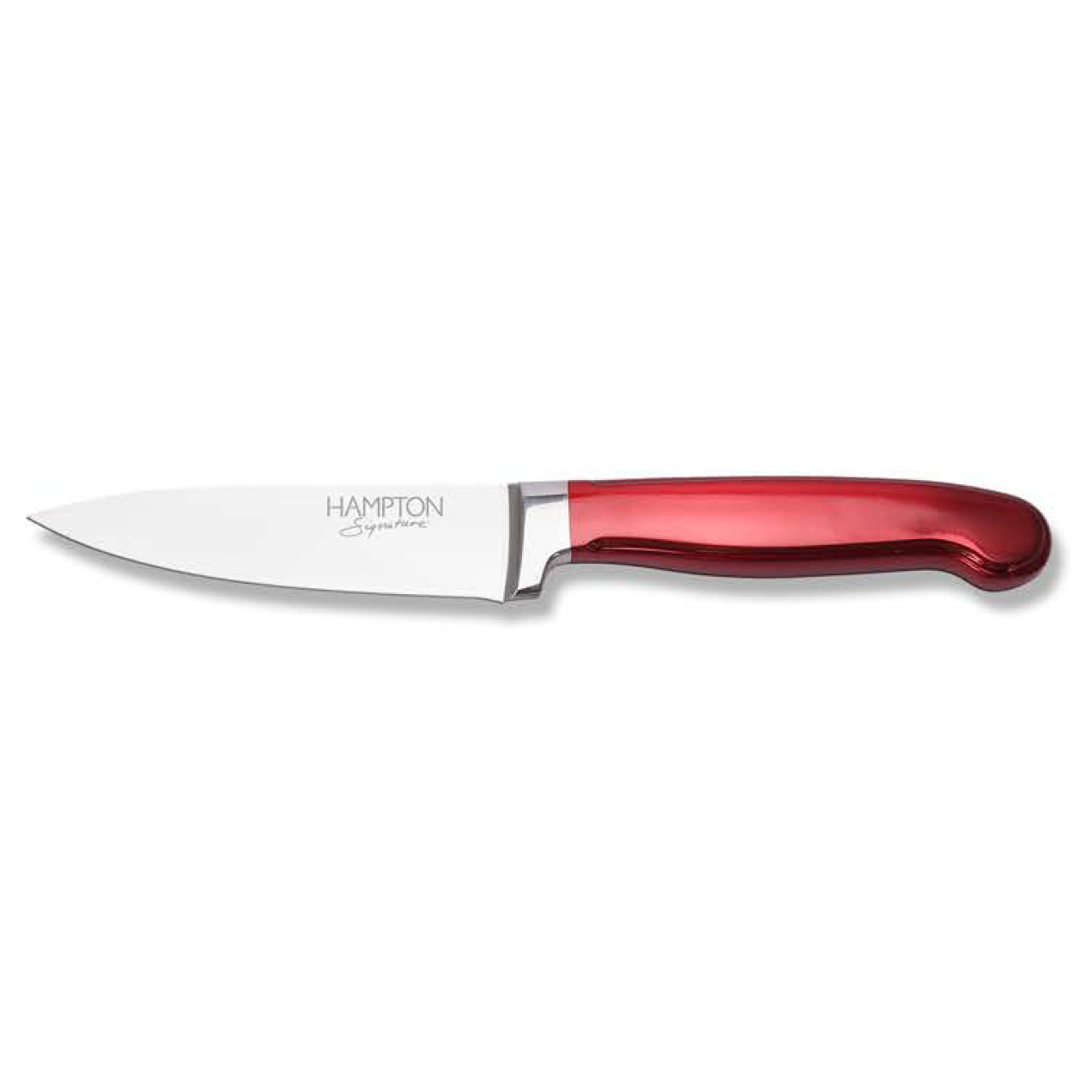 Hampton Signature Rorik Red Paring Knife with Blade Guard