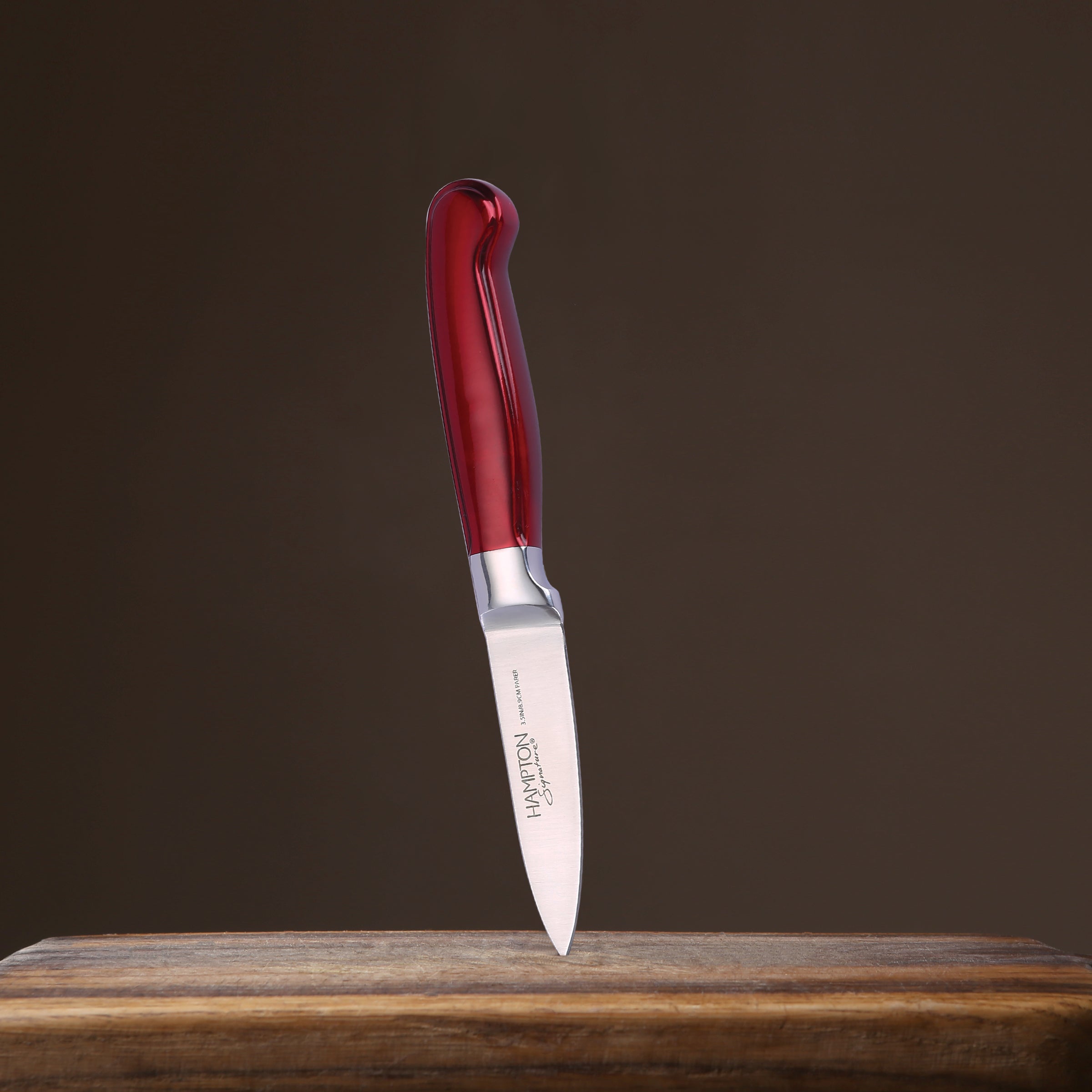 Hampton Signature Rorik Red Paring Knife with Blade Guard