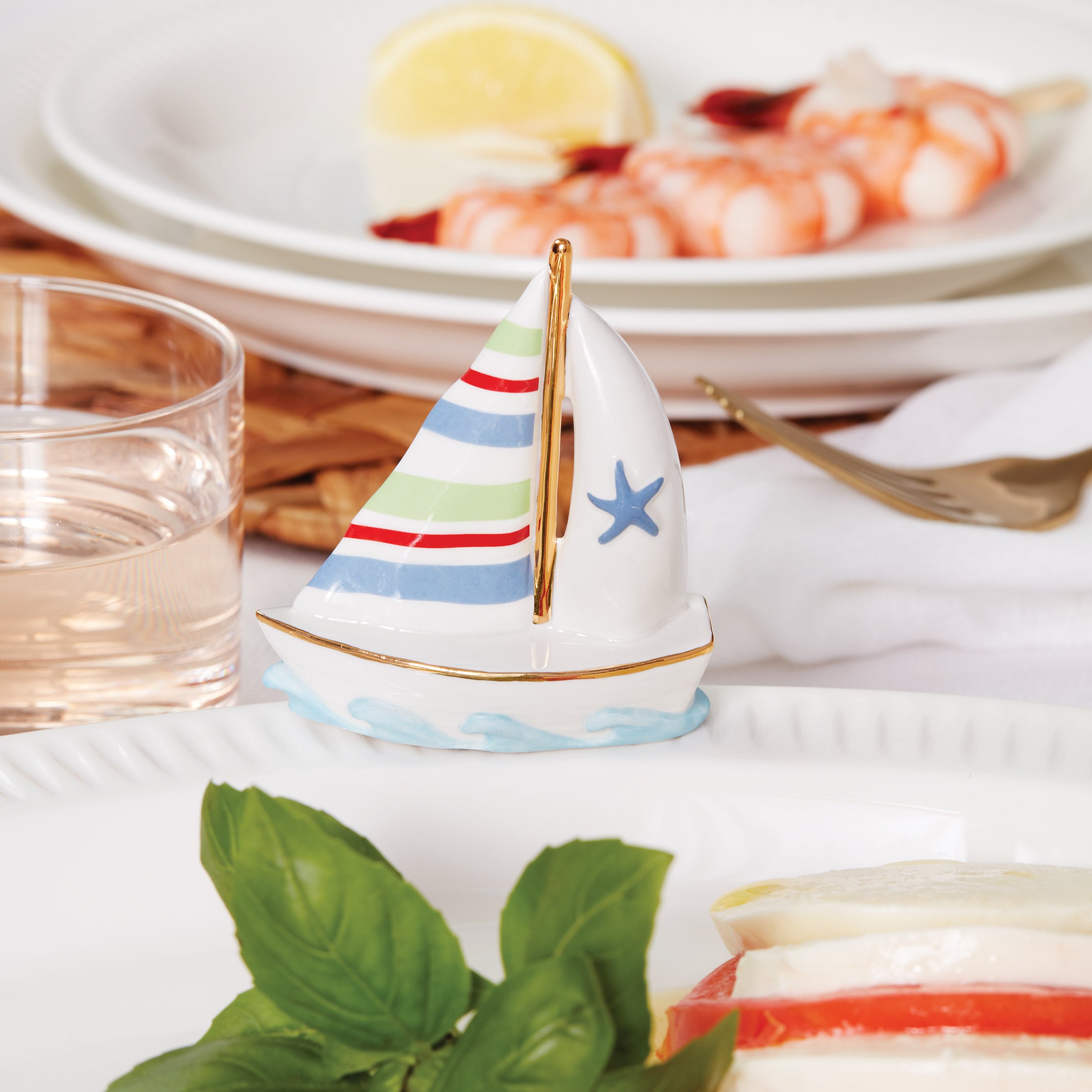 Sailboat Party Popper - Tropical Themed Profile Serveware Decor