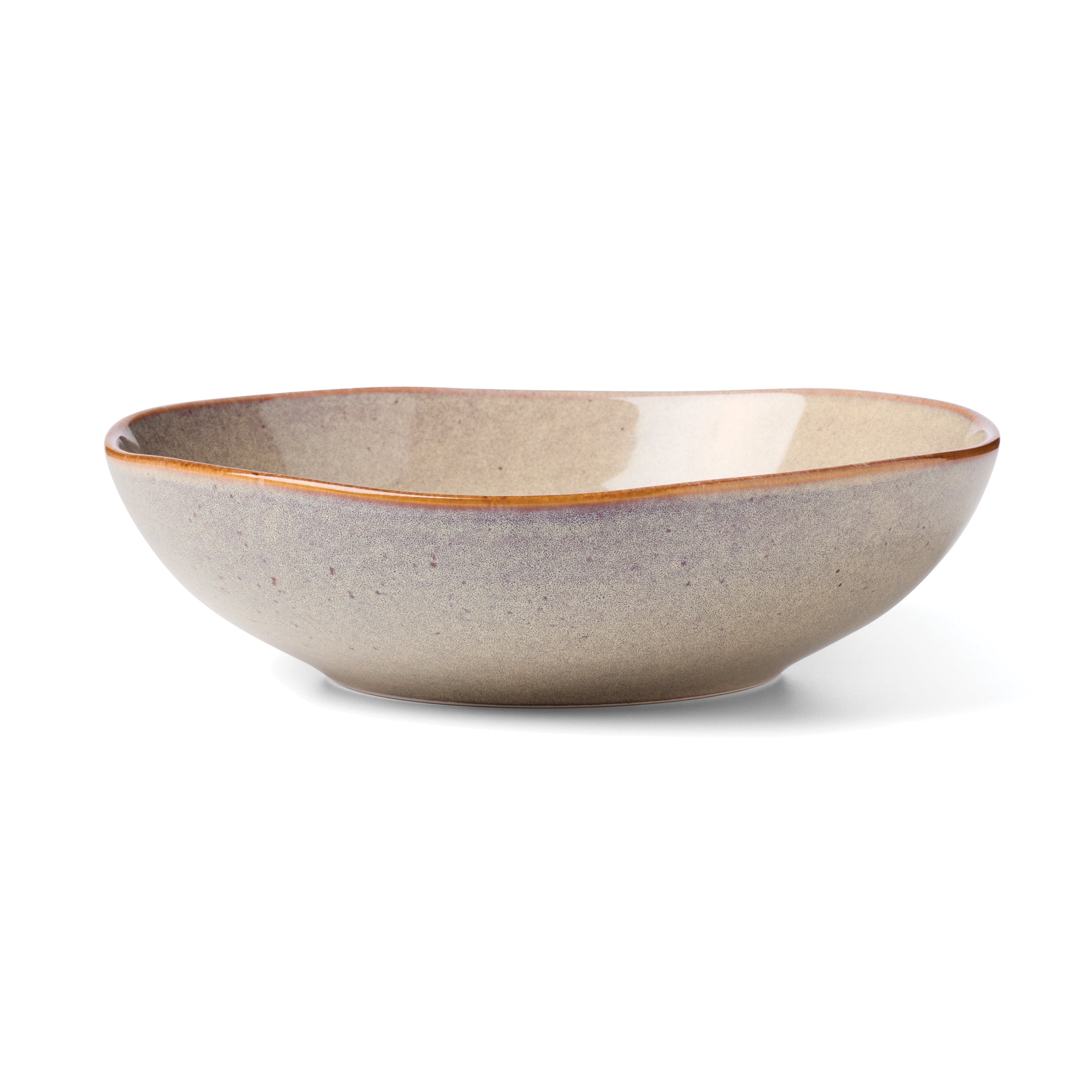 Organic Shades Oatmeal Stoneware Serving Set – 2-Piece Dishwasher Safe