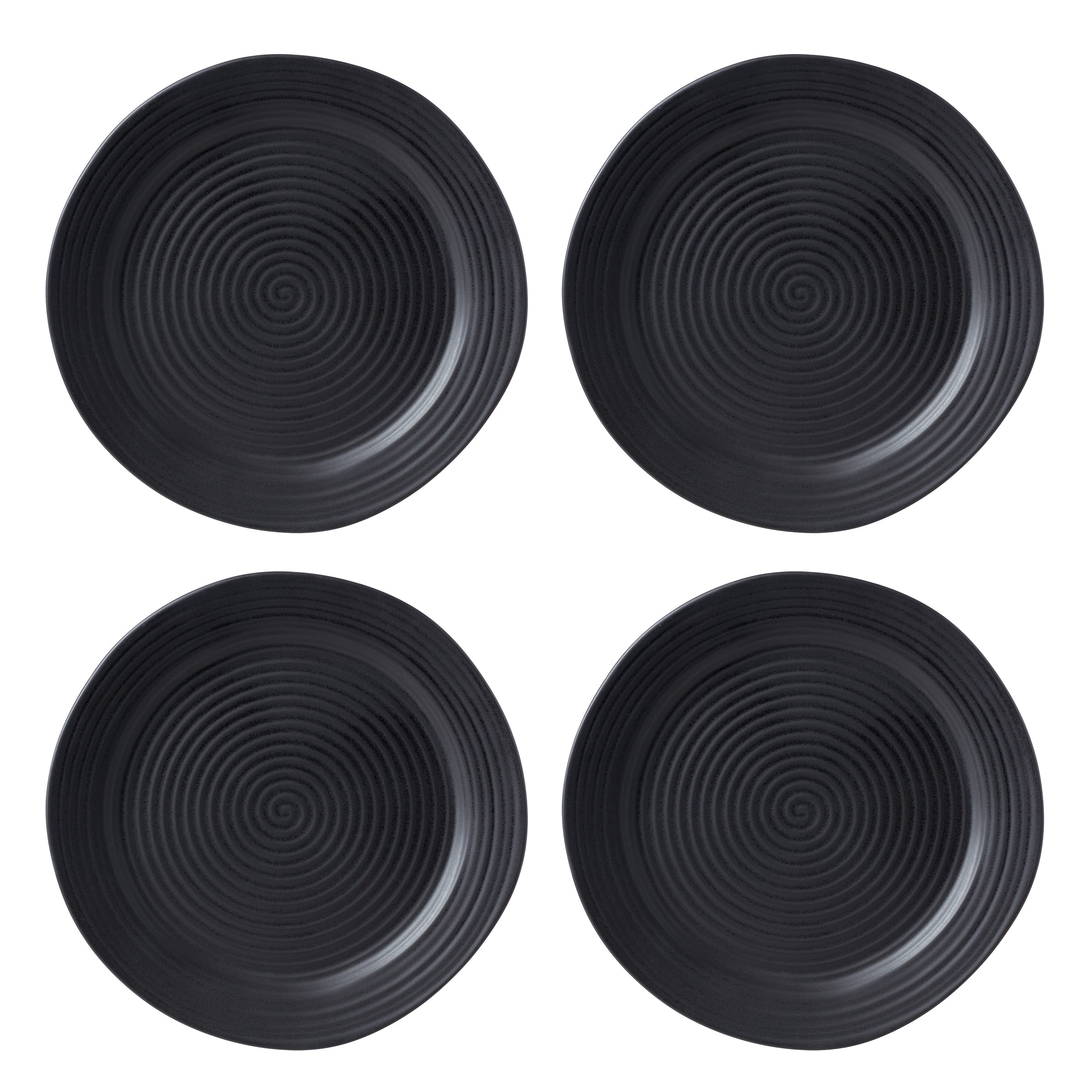 Oneida Ridge 12-Piece Dinnerware Set - Artisan-Designed Everyday Plates & Bowls