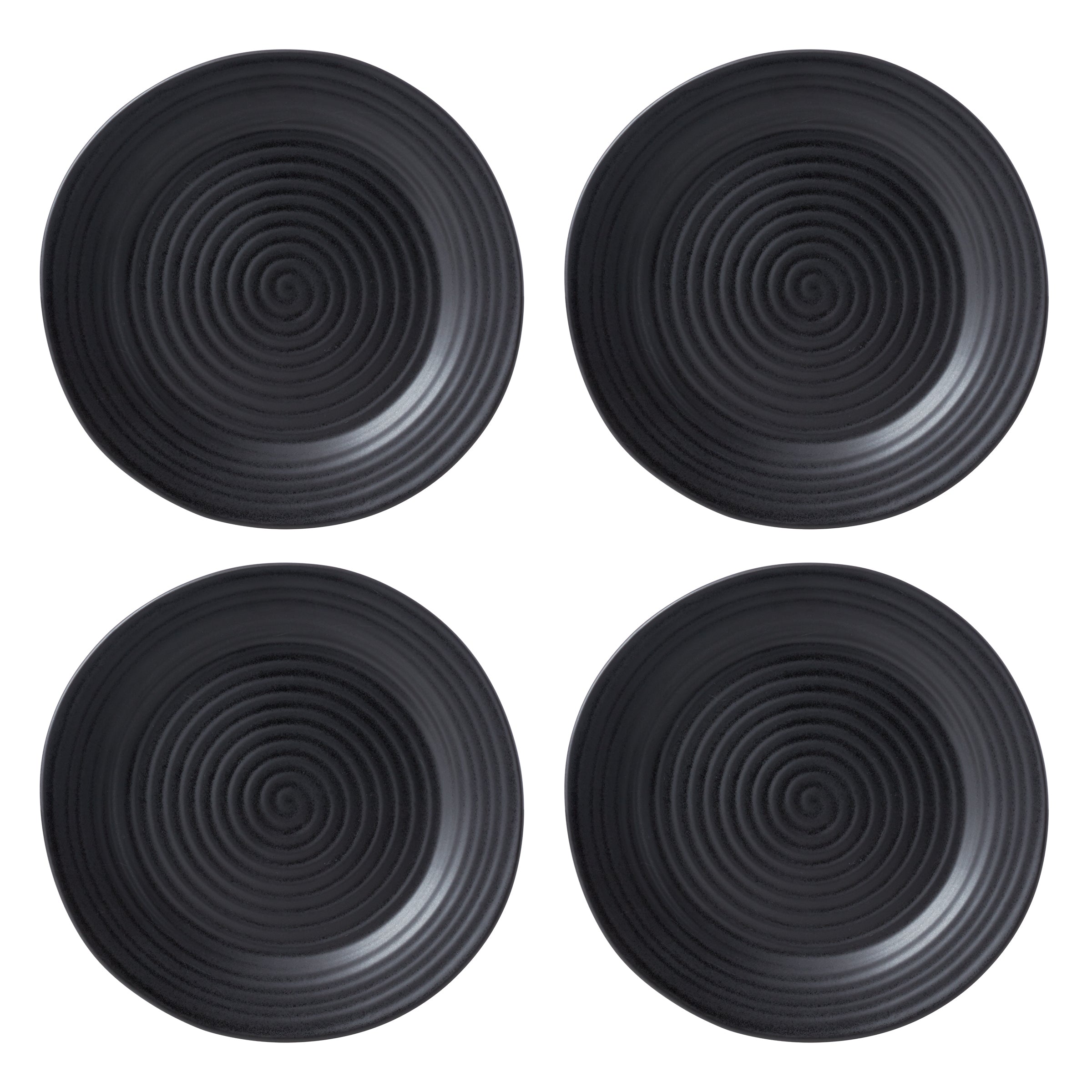 Oneida Ridge 12-Piece Dinnerware Set - Artisan-Designed Everyday Plates & Bowls