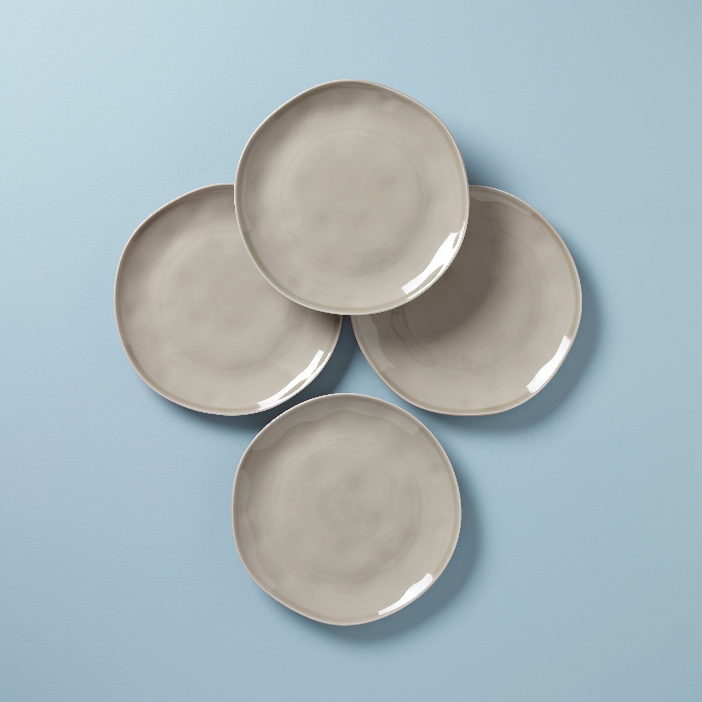 Bay Grey Dinner Plates Set of 4 - Classic & Durable