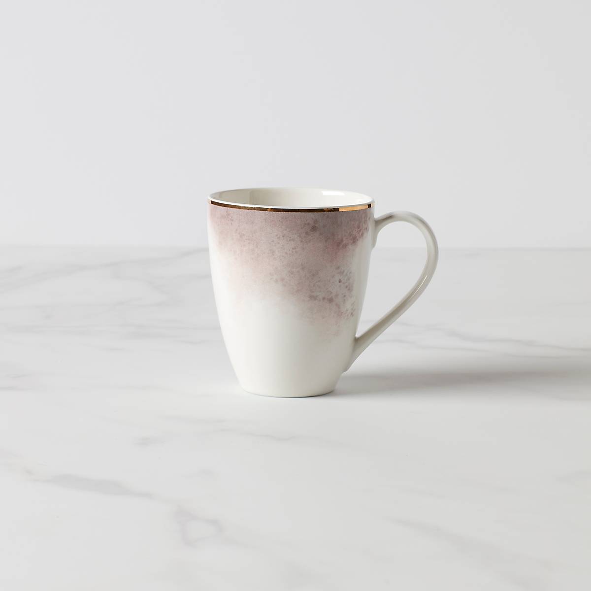 Trianna Salaria Ceramic Mug with Gold Accent - Microwave & Dishwasher Safe