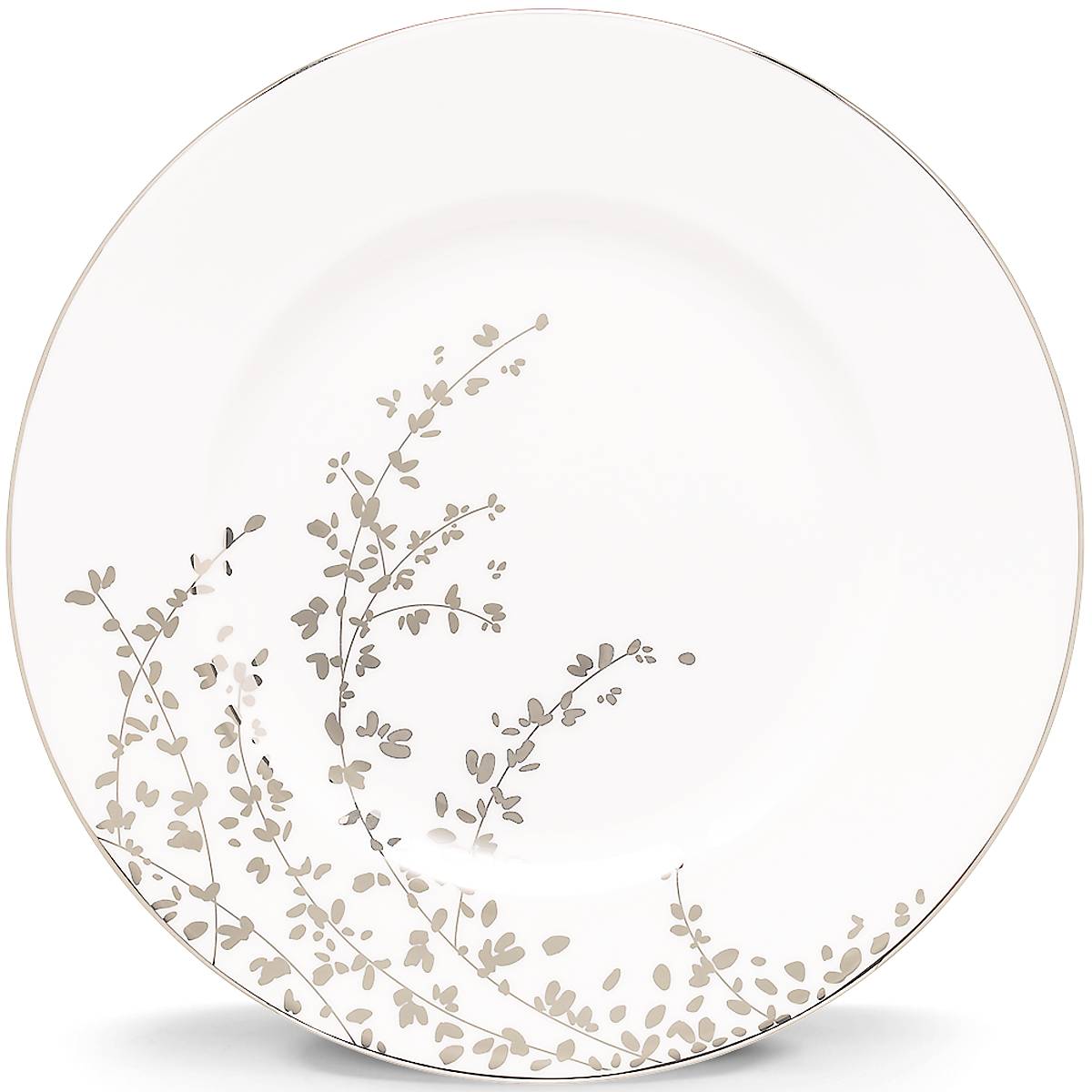 Kate Spade Platinum Accent Bone China Dinner Plate