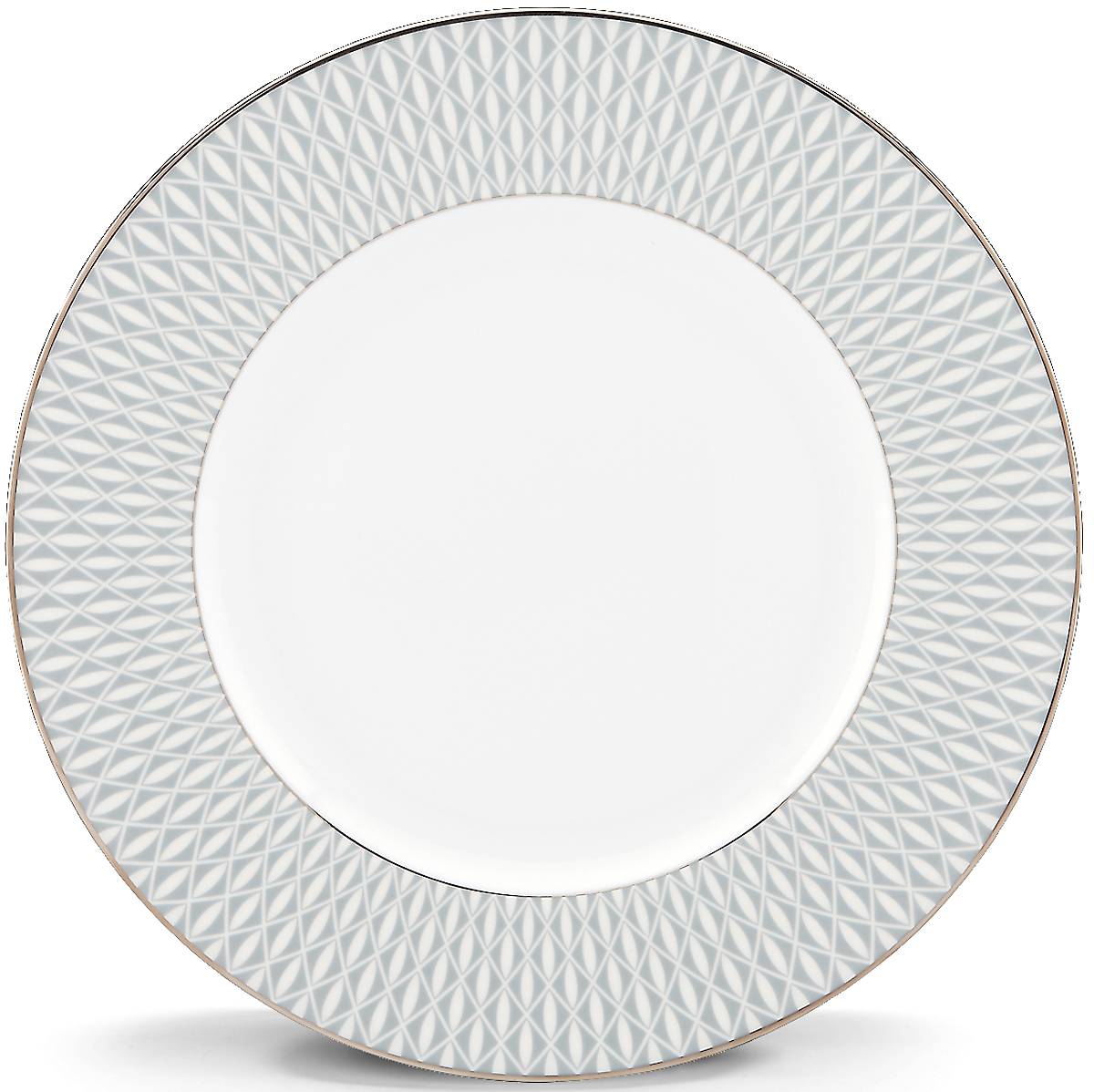Kate Spade Mercer Drive Platinum-Banded Bone China Dinner Plate