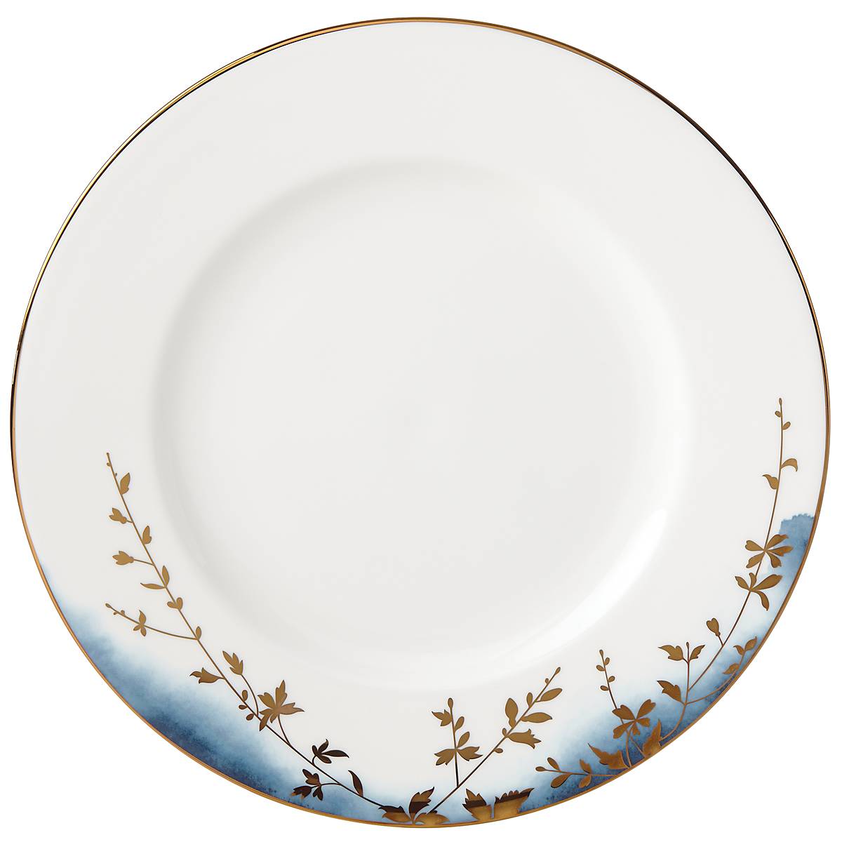 Highgrove Park Wildflower Gold Leaf Dinner Plate – Bone China