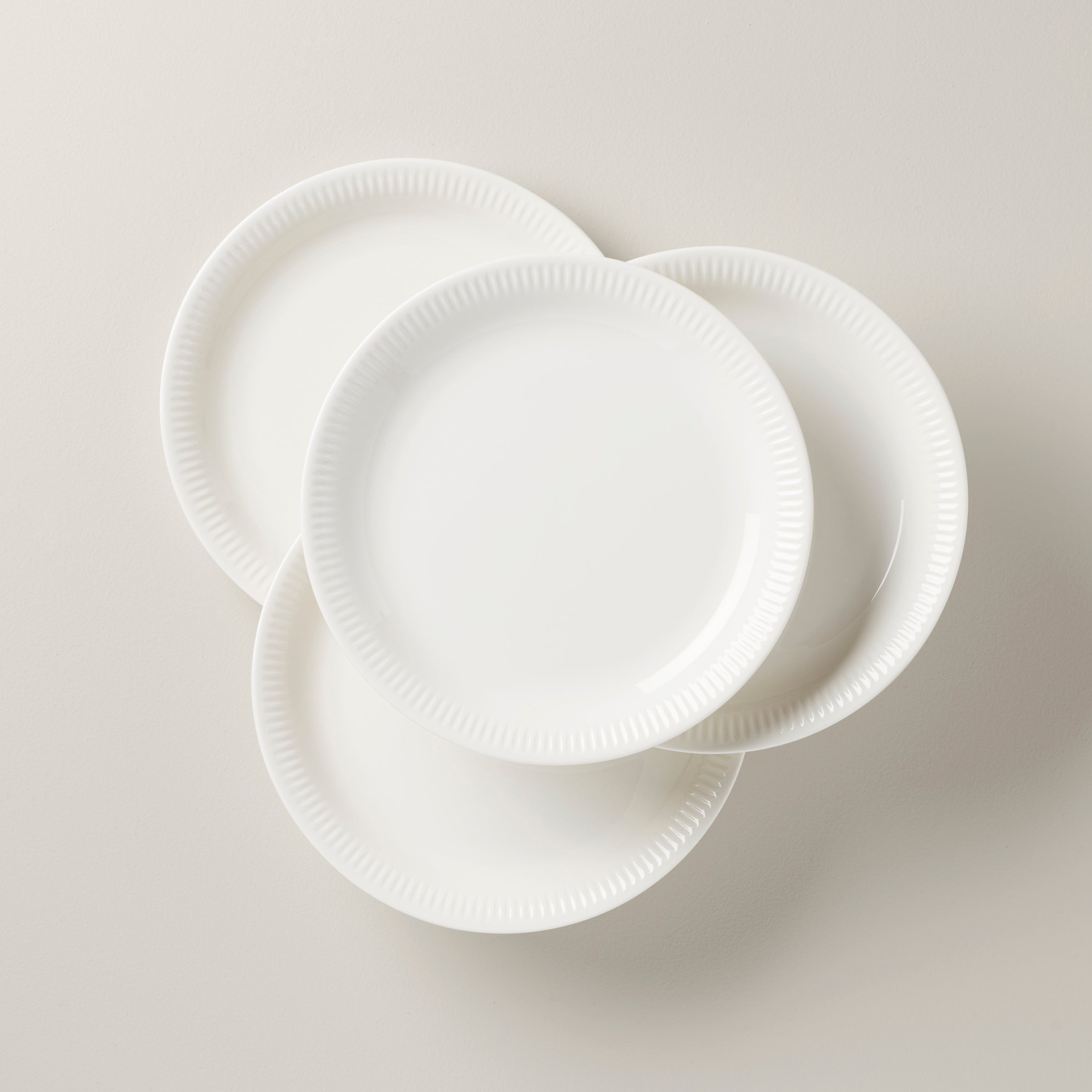 Lenox Profile Porcelain Dinner Plates - Set of 4 White