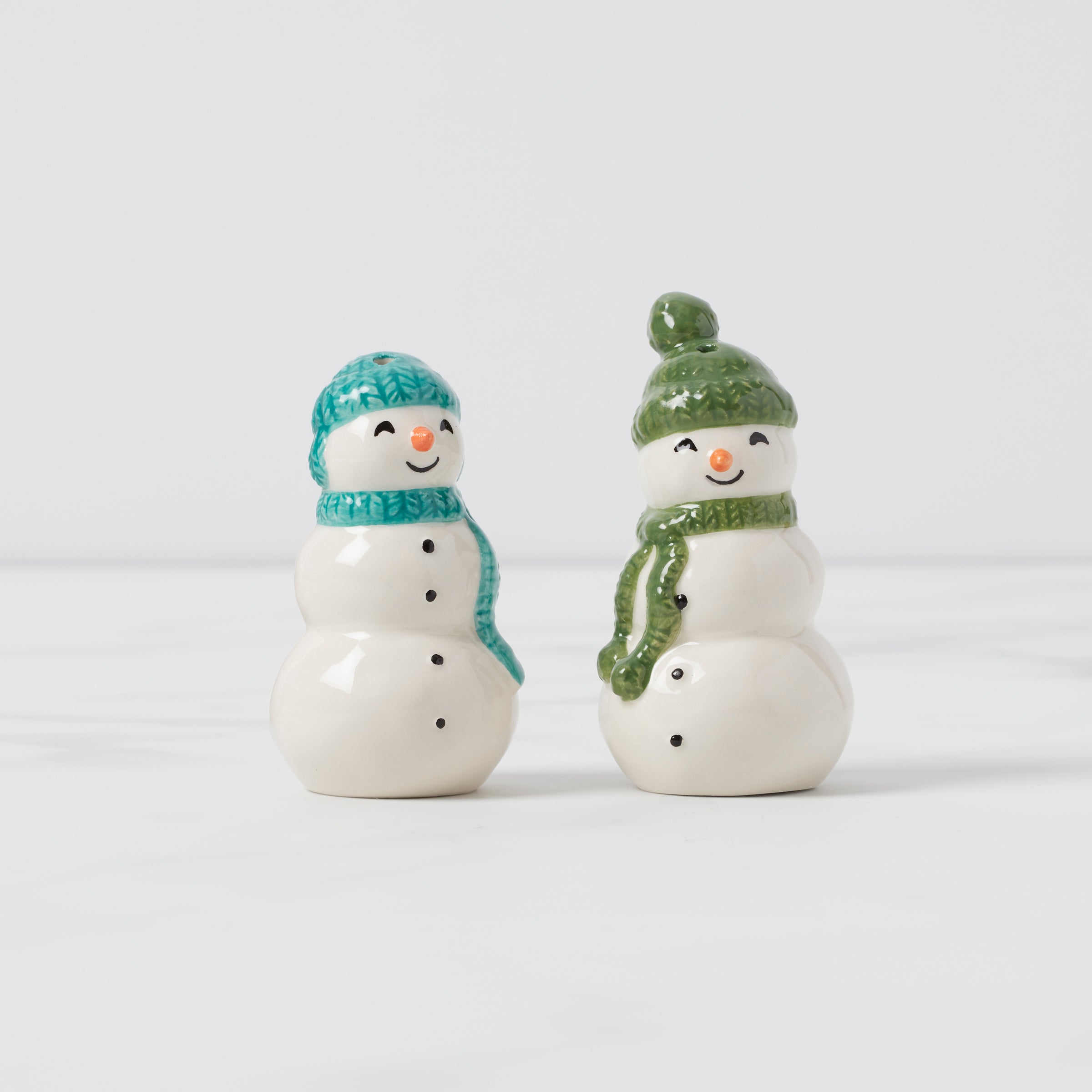 Balsam Lane Snowman Salt and Pepper Shaker Set - Winter Decor