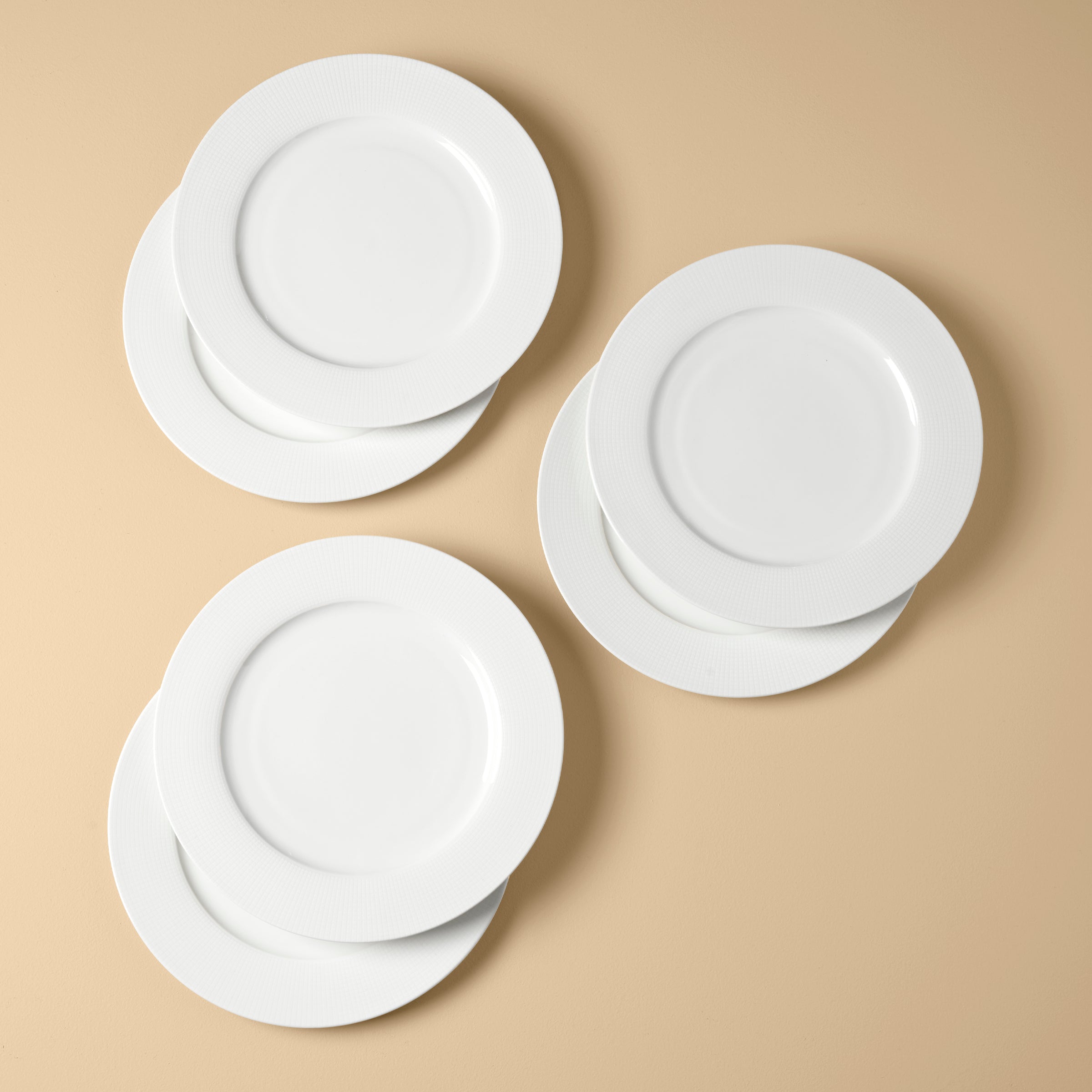 Tuscany Classics White Dinner Plates - Set of 6