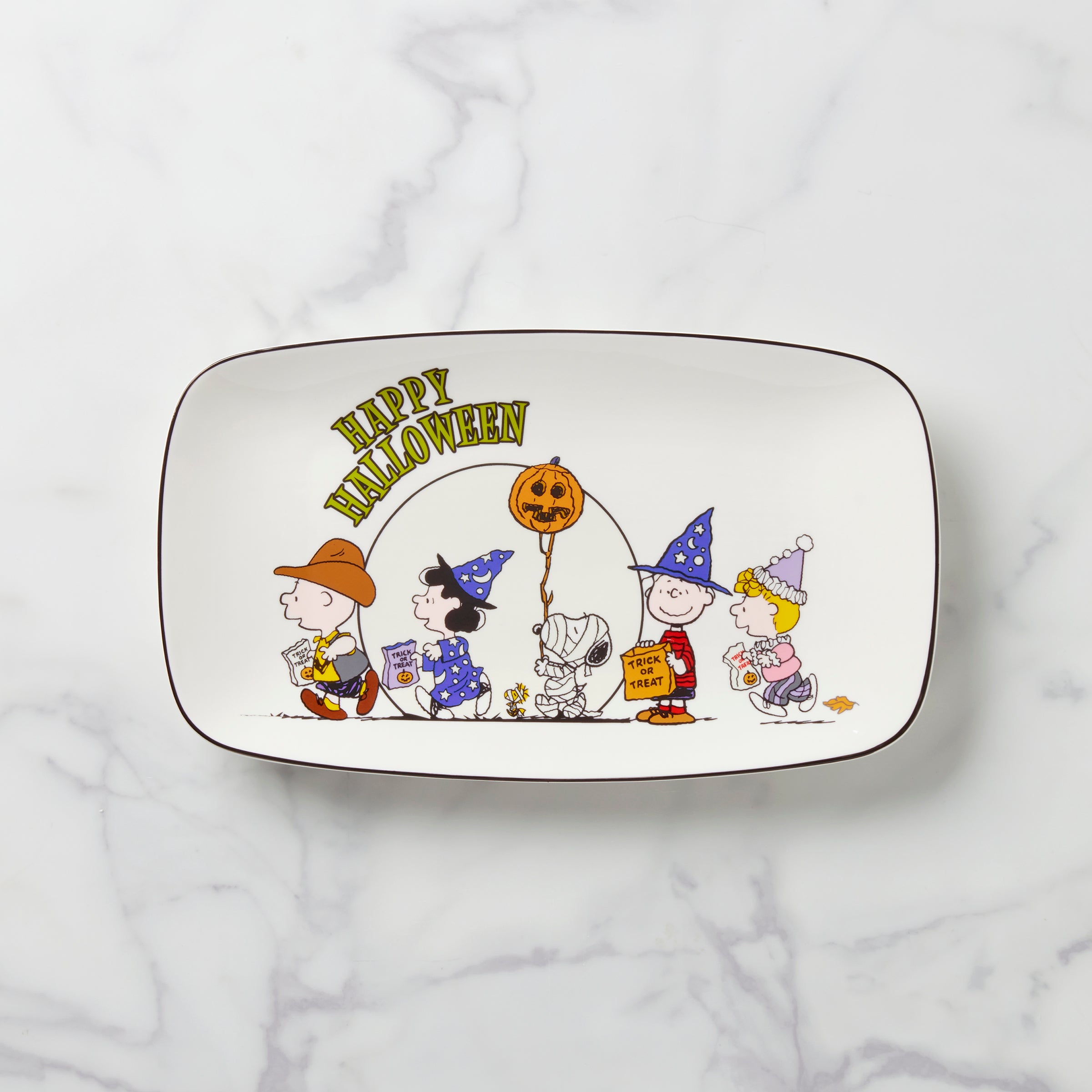 Peanuts Halloween Hors d'Oeuvre Tray - Great Pumpkin Collection