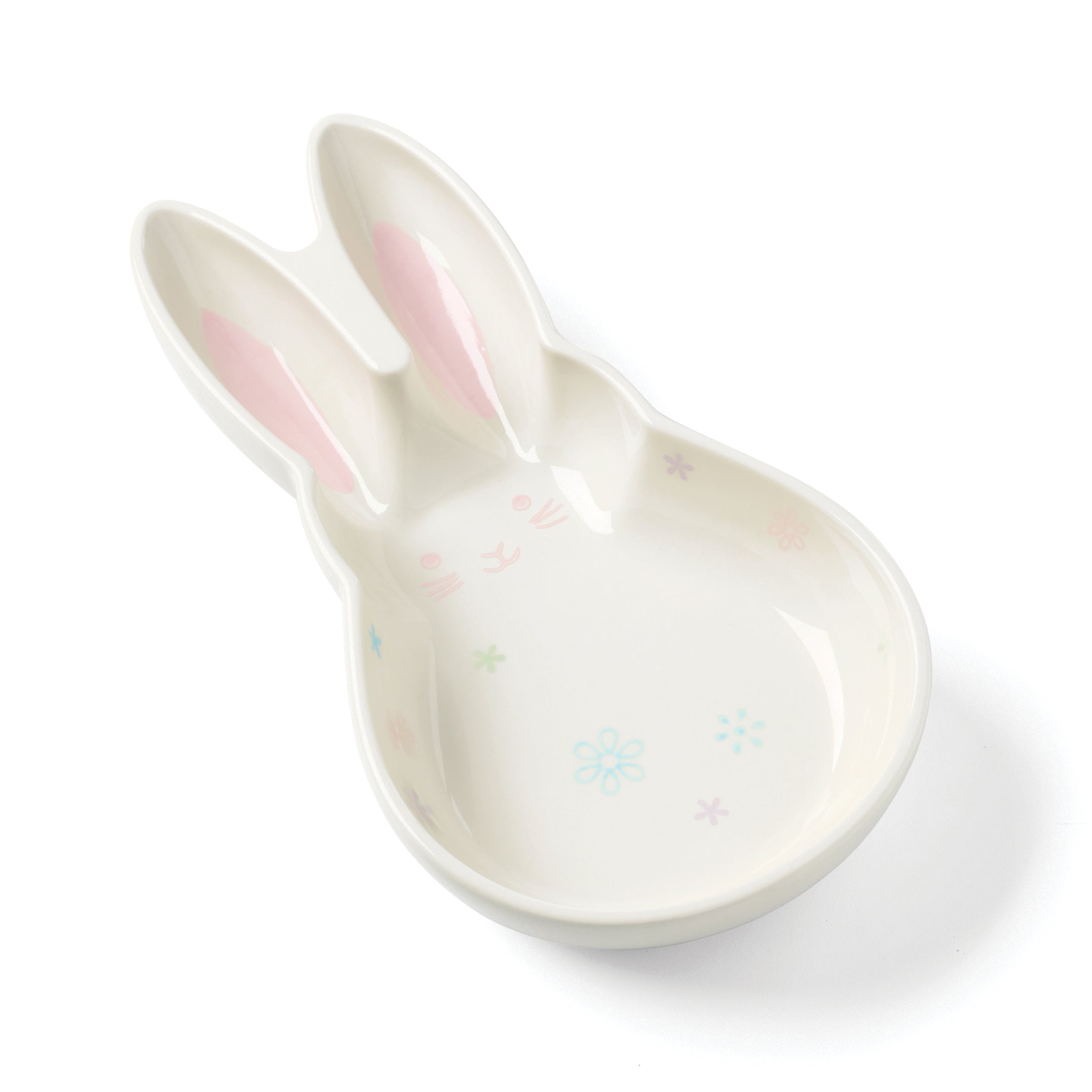 Bunny Figural Porcelain Platter for Easter Celebrations