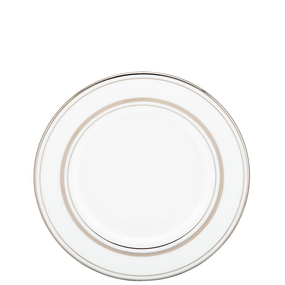 Kate Spade Platinum Bone China Saucer - Dishwasher Safe