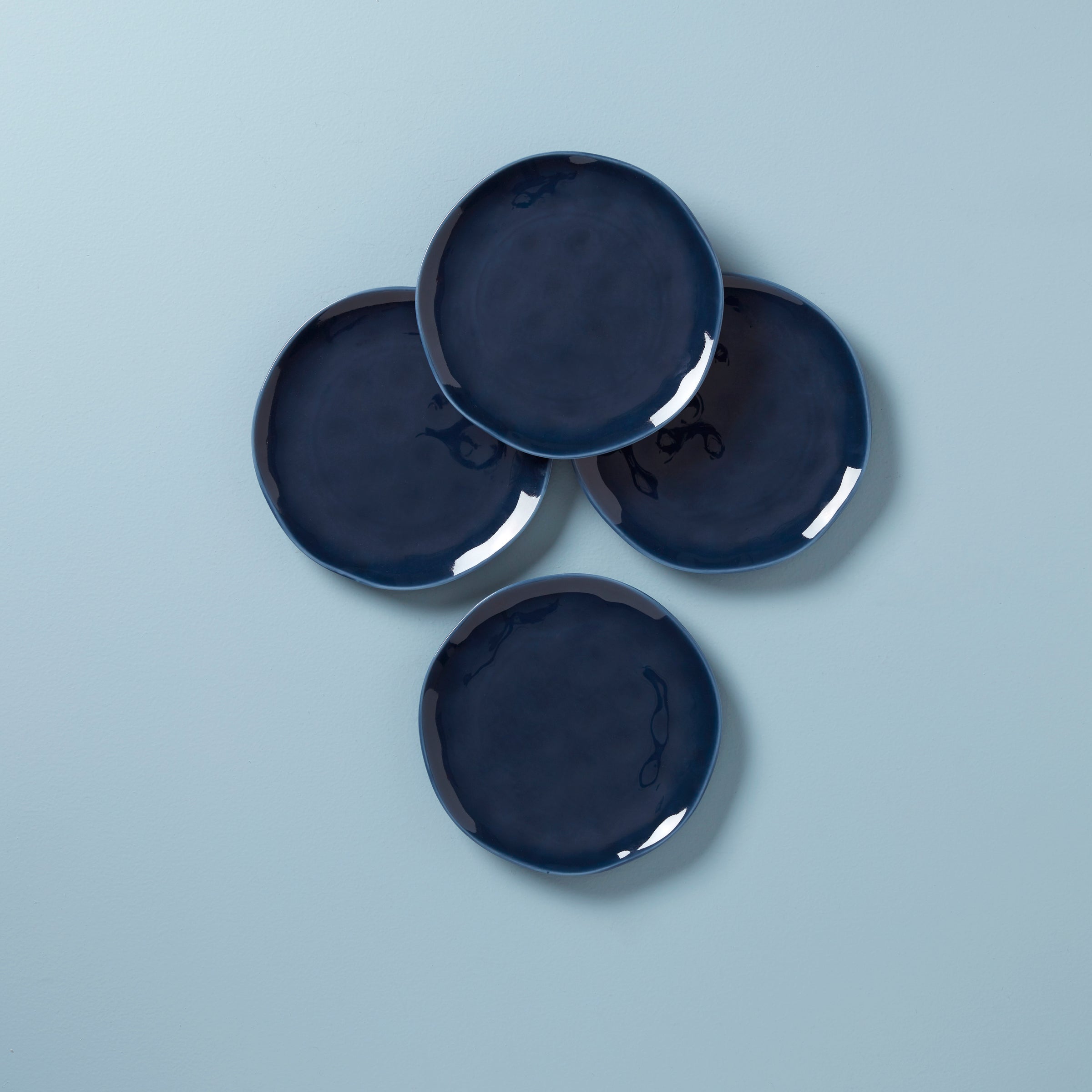 Blue Bay Accent Plates Set of 4 - Dishwasher & Microwave Safe