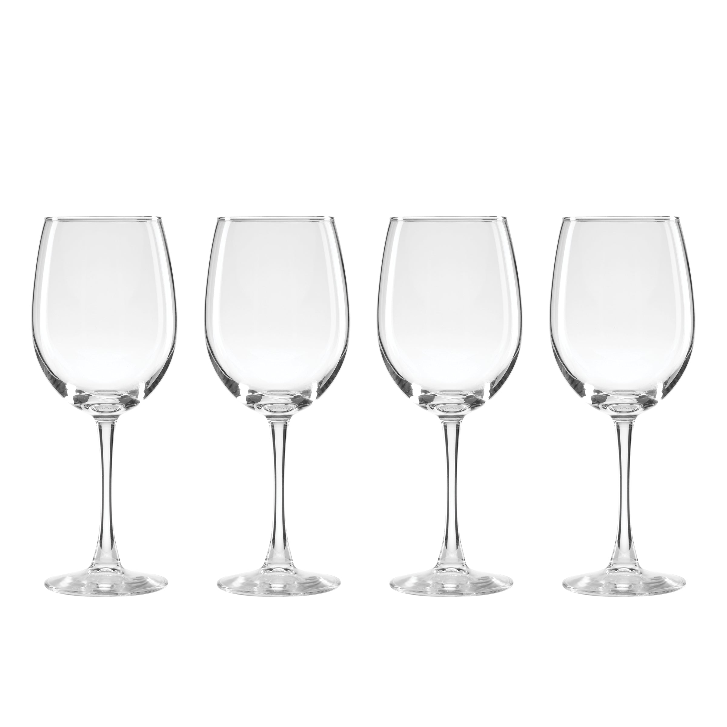 5 O'Clock All-Purpose Wine Glasses - Set of 4 for Red & White Wine