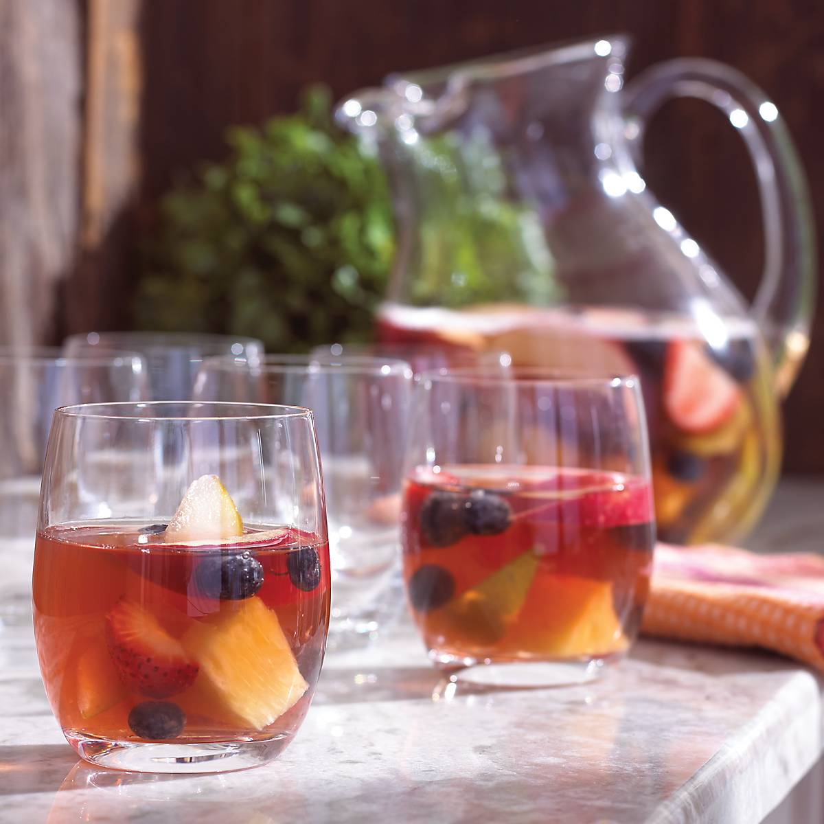 Tuscany Classics 6-Piece Small Tumbler Glasses Set - Durable & Dishwasher-Safe
