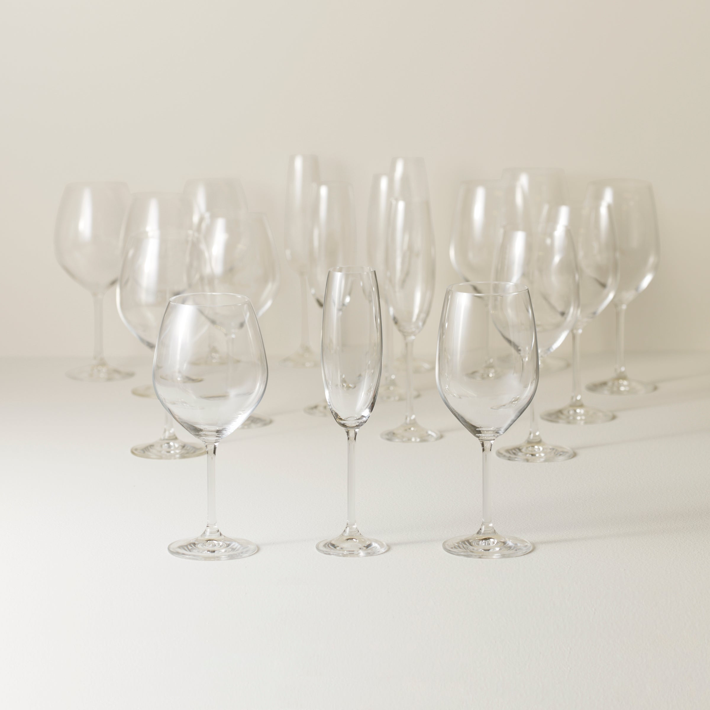 Tuscany Classics 18-Piece Wine Glass Set - Dishwasher Safe